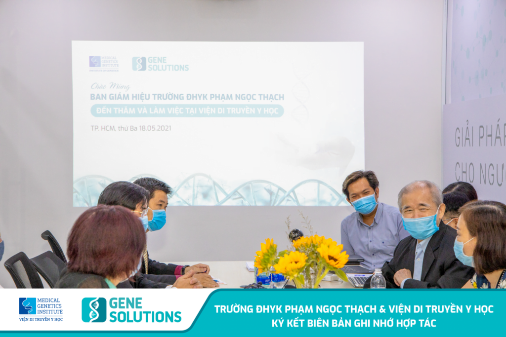 Trường ĐHYK Phạm Ngọc Thạch & Viện Di truyền Y học - Gene Solutions ký kết biên bản ghi nhớ hợp tác 13