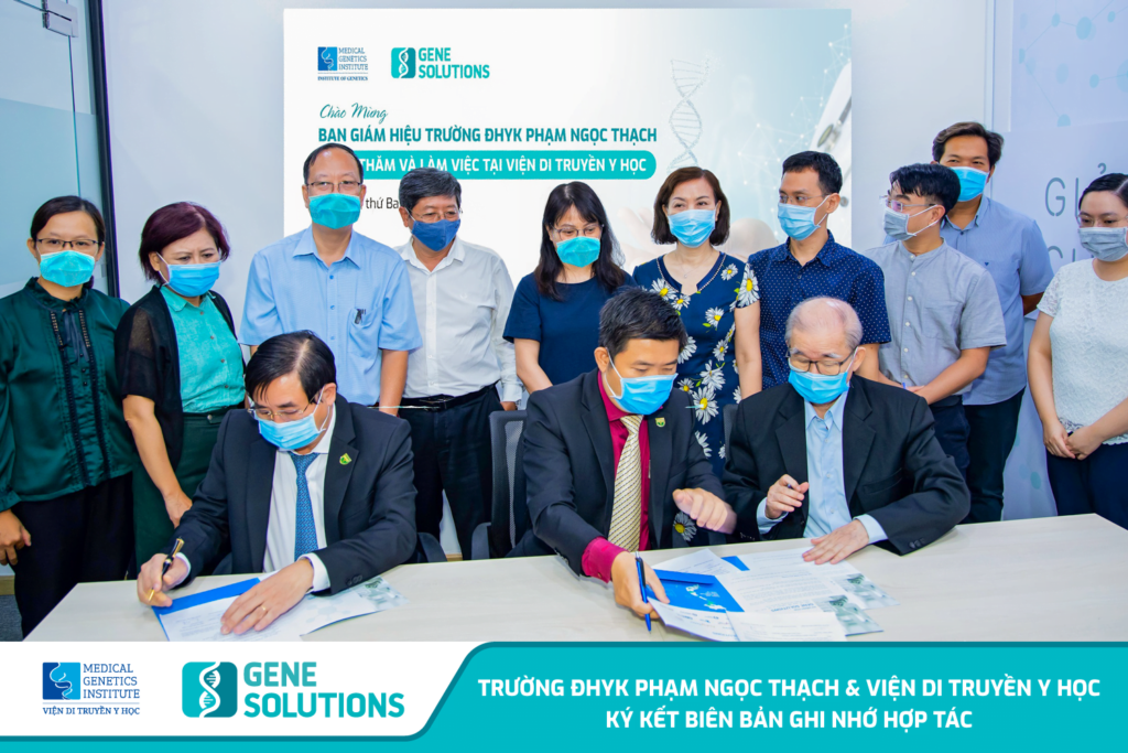 Trường ĐHYK Phạm Ngọc Thạch & Viện Di truyền Y học - Gene Solutions ký kết biên bản ghi nhớ hợp tác 3