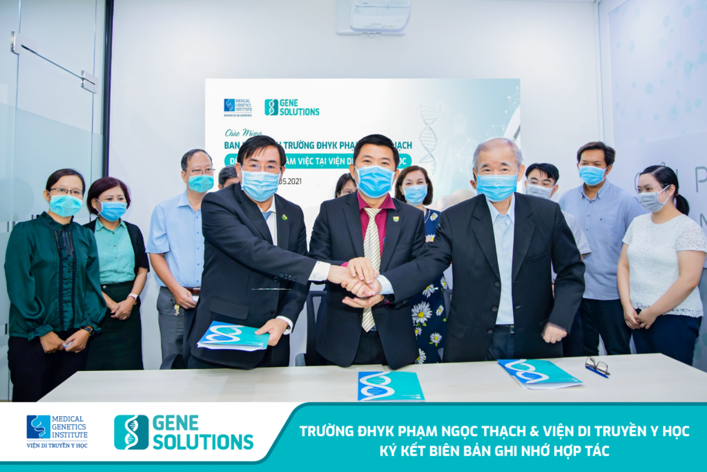 Trường ĐHYK Phạm Ngọc Thạch & Viện Di truyền Y học - Gene Solutions ký kết biên bản ghi nhớ hợp tác 1