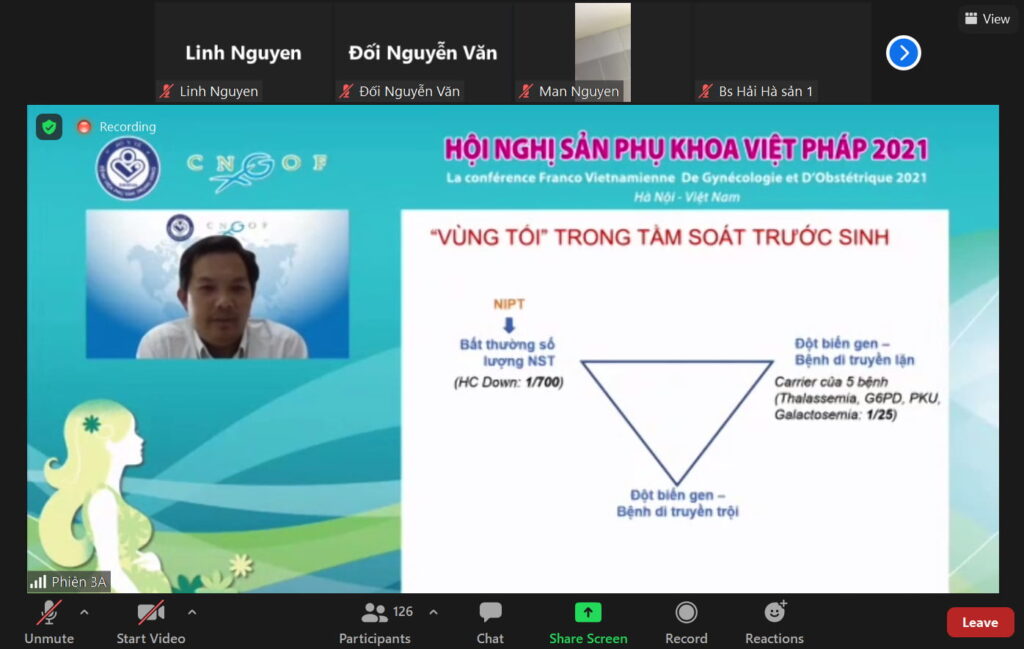 Gene Solutions vinh dự là nhà tài trợ Vàng của Hội nghị Sản Phụ khoa Việt Pháp 2021 5