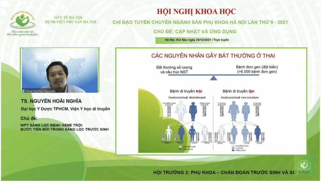 Gene Solutions đồng hành cùng Hội nghị khoa học Chỉ đạo tuyến chuyên ngành Sản Phụ khoa Hà Nội lần 9/2021 5