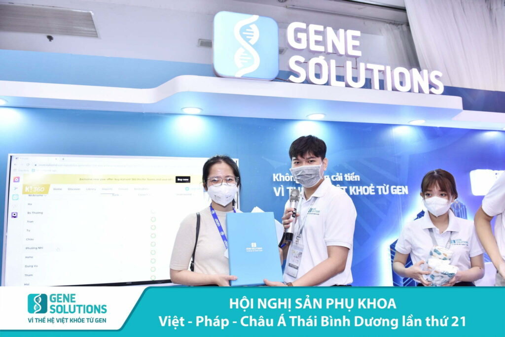 Gian hàng của Gene Solutions tại Hội nghị Sản Phụ khoa Việt - Pháp - Châu Á - Thái Bình Dương lần thứ 21 hút khách tham quan 13