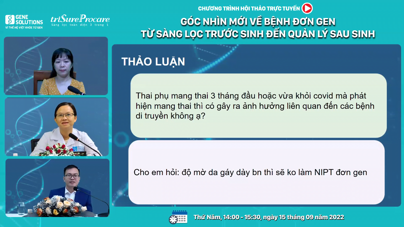 Những con số ấn tượng trong chương trình hội thảo trực tuyến Góc nhìn mới về bệnh đơn gen 9