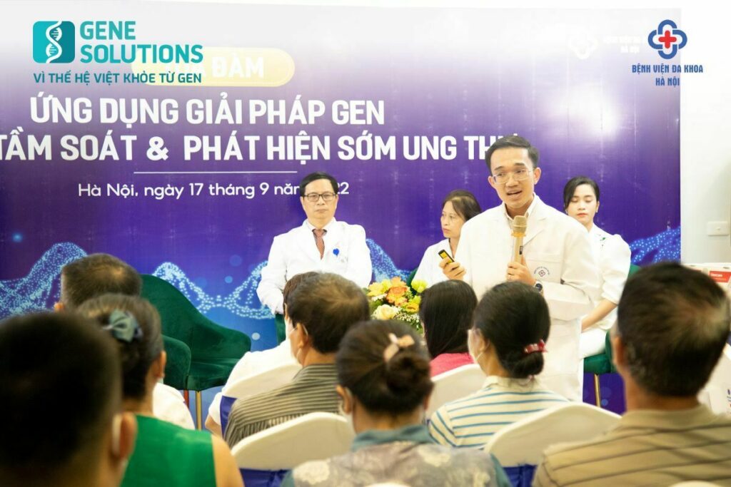 Nhìn lại những hình ảnh tại tọa đàm “Ứng dụng công nghệ giải mã gen trong phát hiện sớm và điều trị ung thư” 9