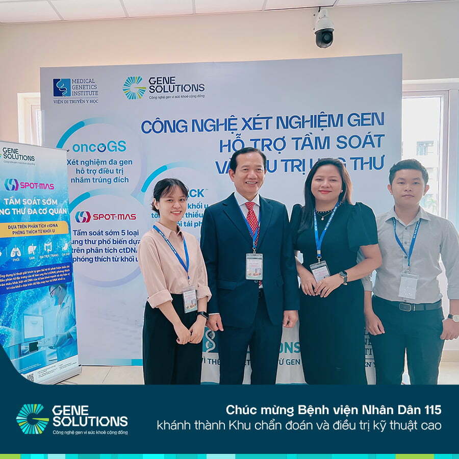 Gene Solutions chúc mừng khánh thành Khu Chẩn đoán - Điều trị kỹ thuật cao của Bệnh viện Nhân Dân 115 13