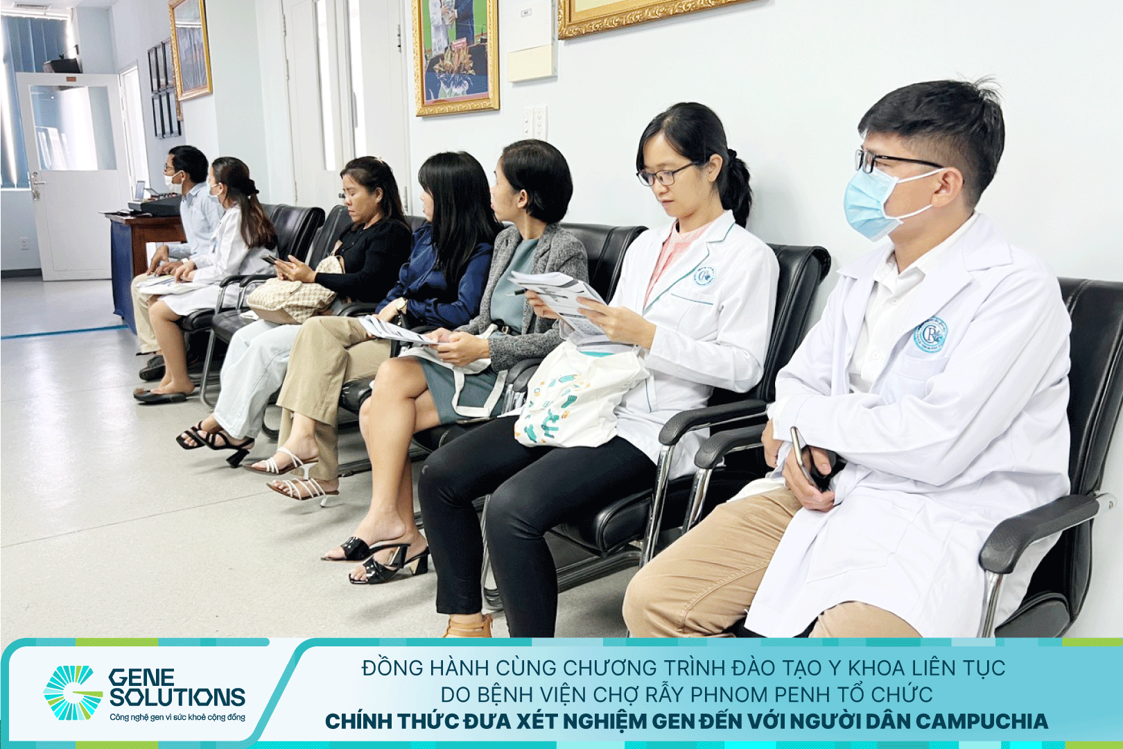 Gene Solutions hợp tác cùng Bệnh viện Chợ Rẫy Phnom Penh tổ chức chương trình đào tạo y khoa liên tục 11