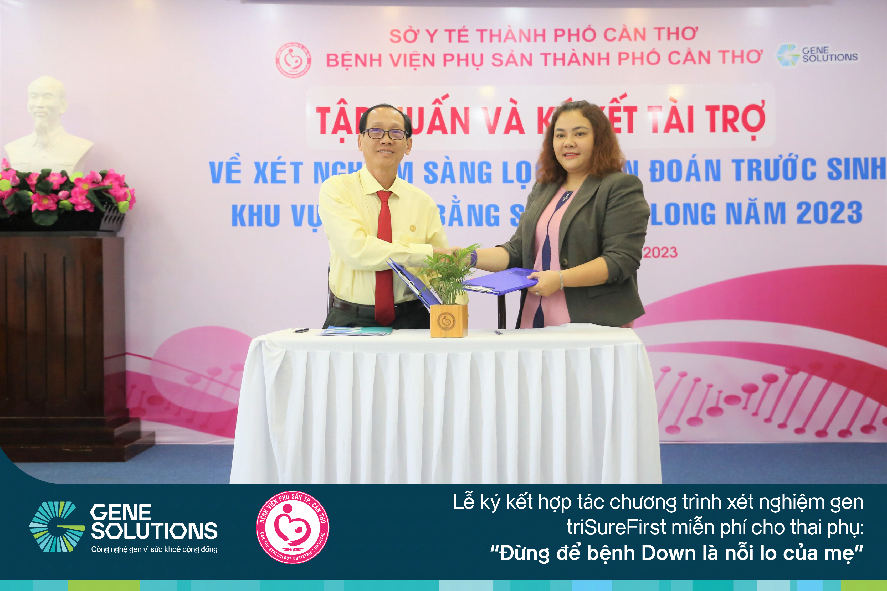 Triển khai chương trình xét nghiệm gen triSureFirst miễn phí cho thai phụ: “Đừng để bệnh Down là nỗi lo của mẹ” 1