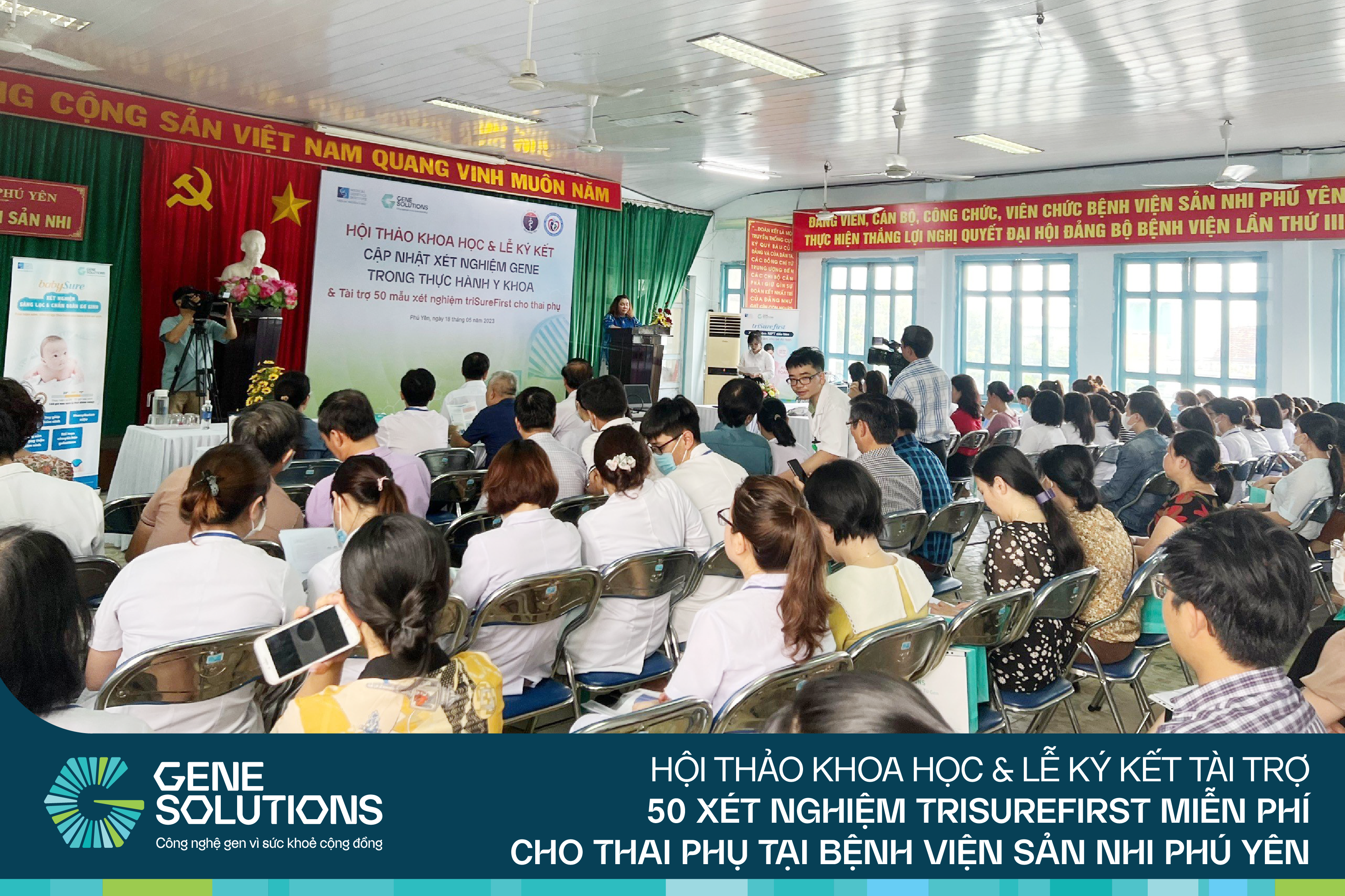 Xét nghiệm NIPT triSureFirst miễn phí cho thai phụ tại Bệnh viện Sản Nhi Phú Yên 1