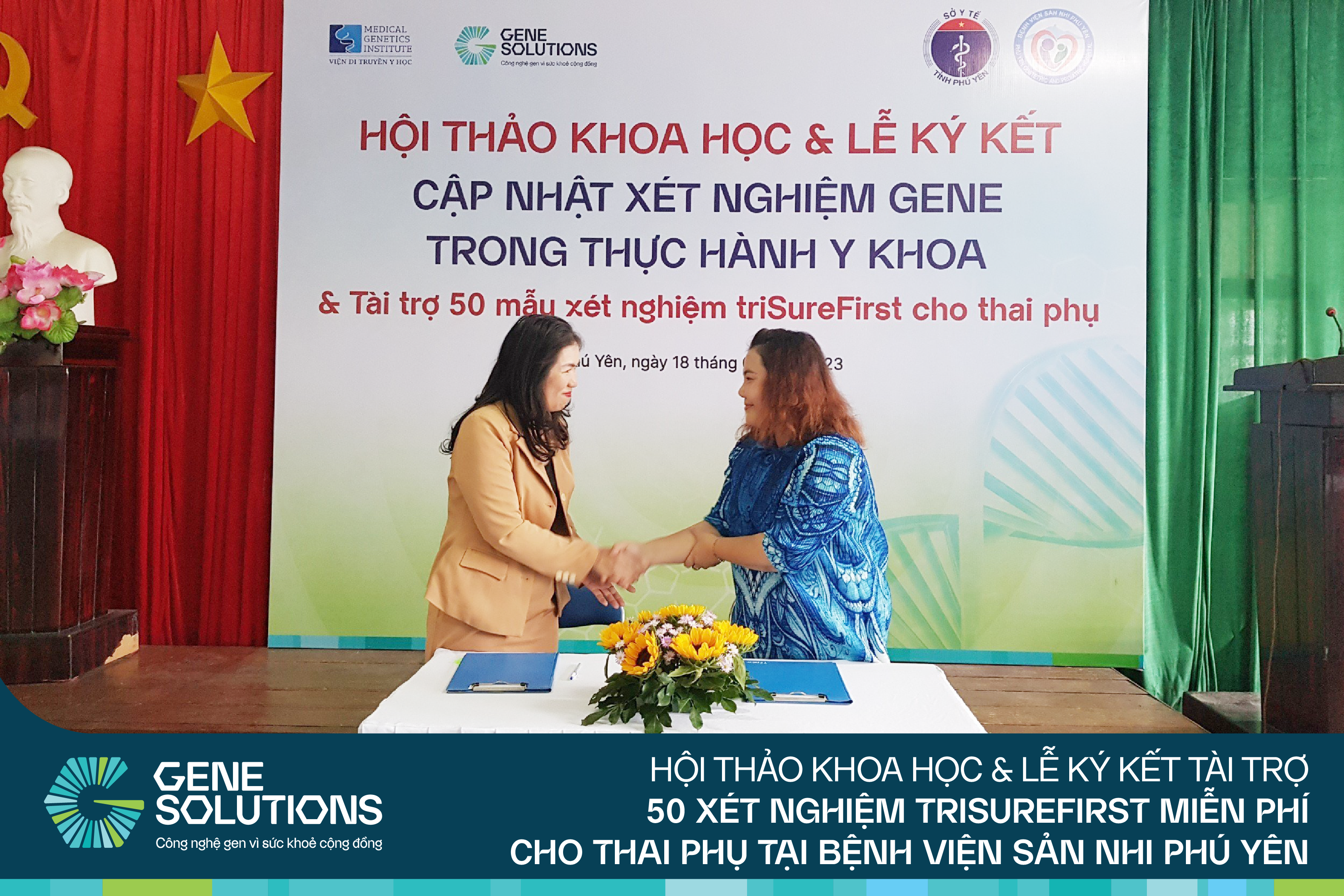 Xét nghiệm NIPT triSureFirst miễn phí cho thai phụ tại Bệnh viện Sản Nhi Phú Yên 3