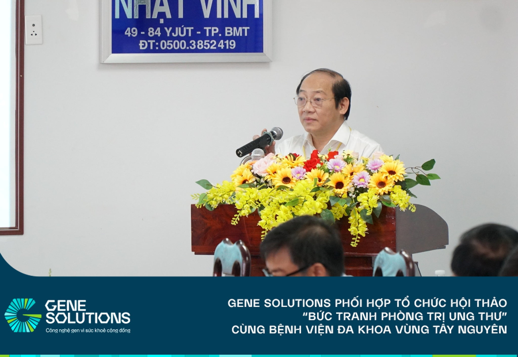 Bệnh viện Đa khoa Vùng Tây Nguyên phối hợp cùng Gene Solutions tổ chức Hội thảo: "Bức tranh Phòng Trị Ung thư"  5