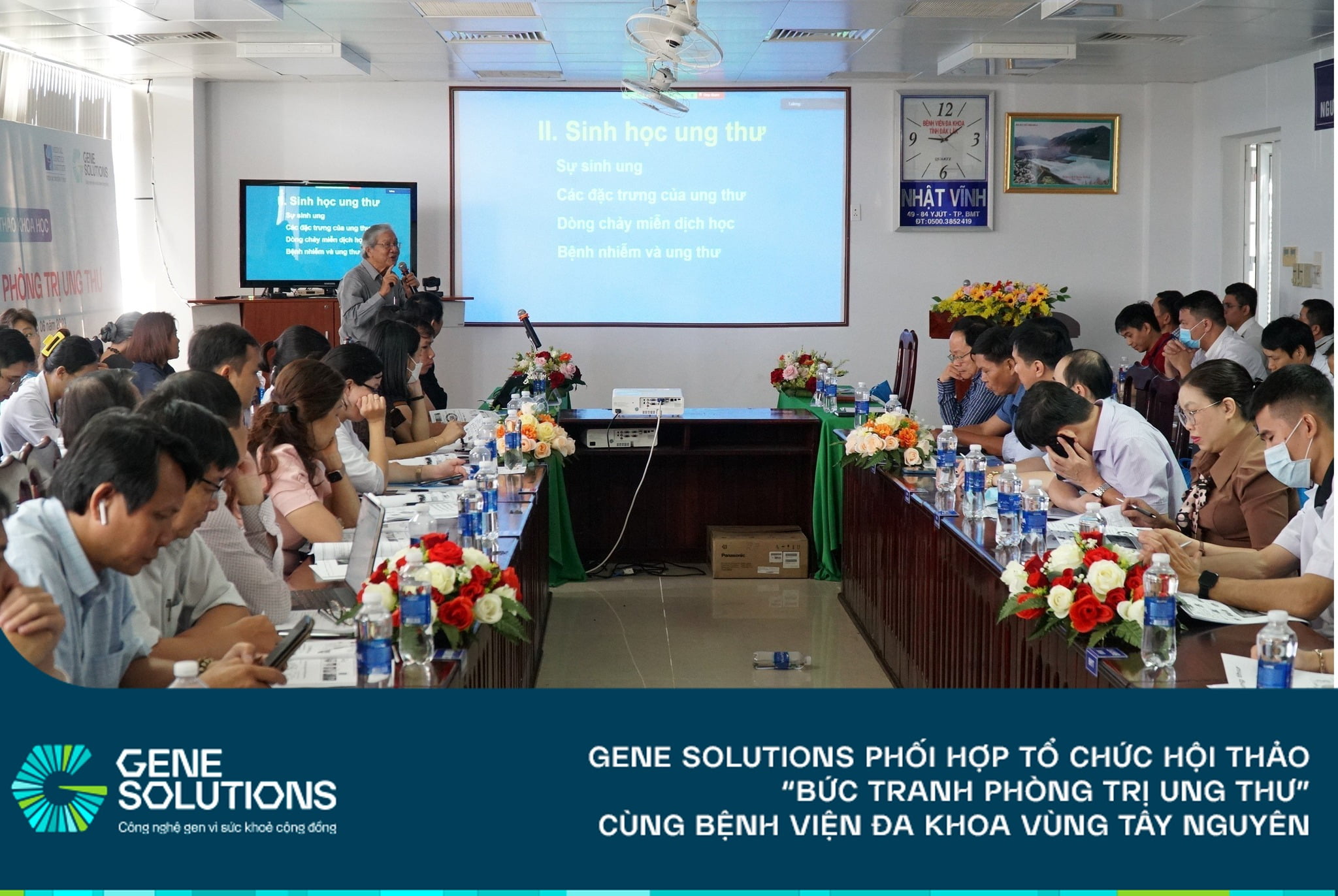 Bệnh viện Đa khoa Vùng Tây Nguyên phối hợp cùng Gene Solutions tổ chức Hội thảo: "Bức tranh Phòng Trị Ung thư"  7