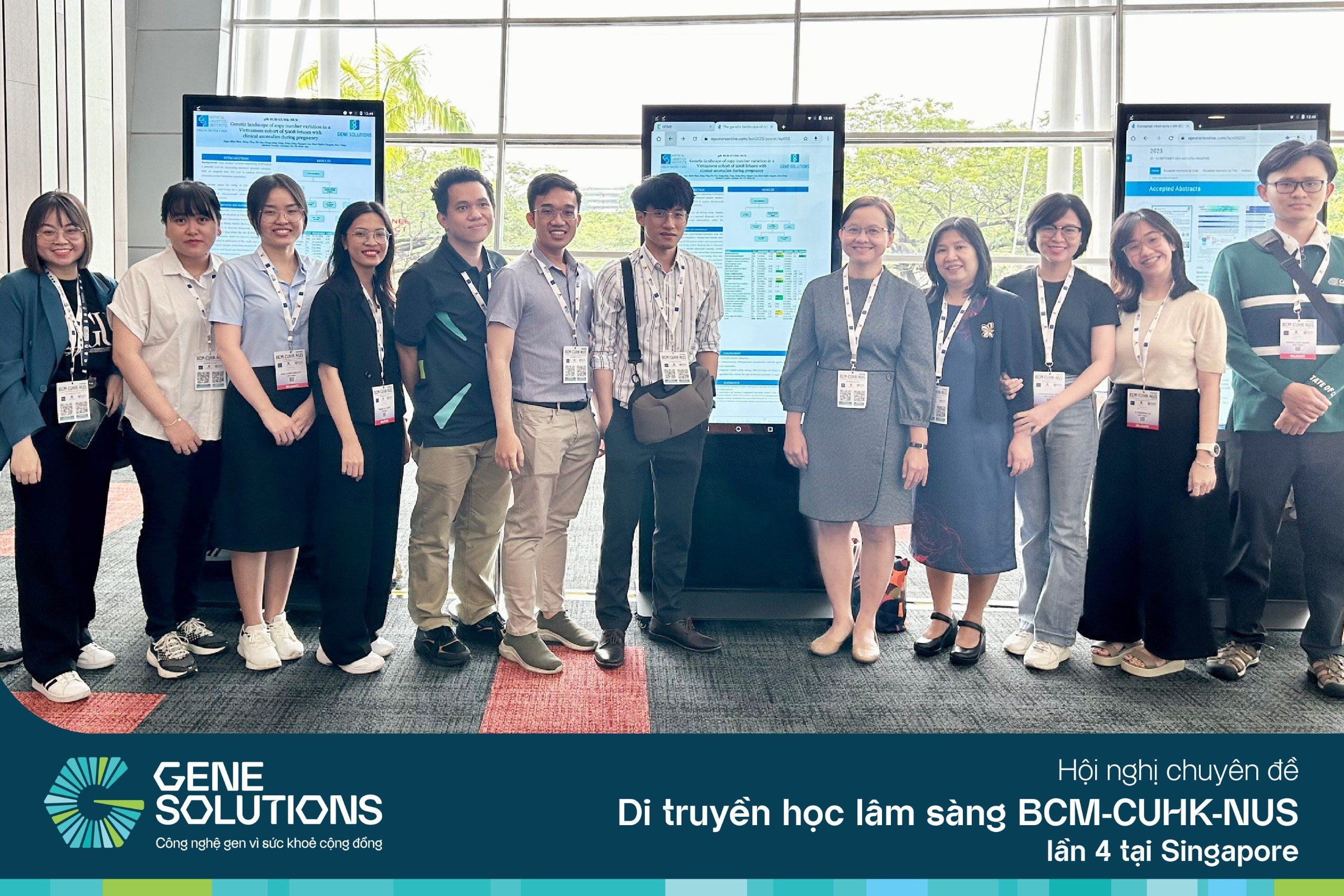 Gene Solutions tham dự & báo cáo tại Hội nghị Di truyền học lâm sàng BCM-CUHK-NUS lần thứ 4 tại Singapore 9