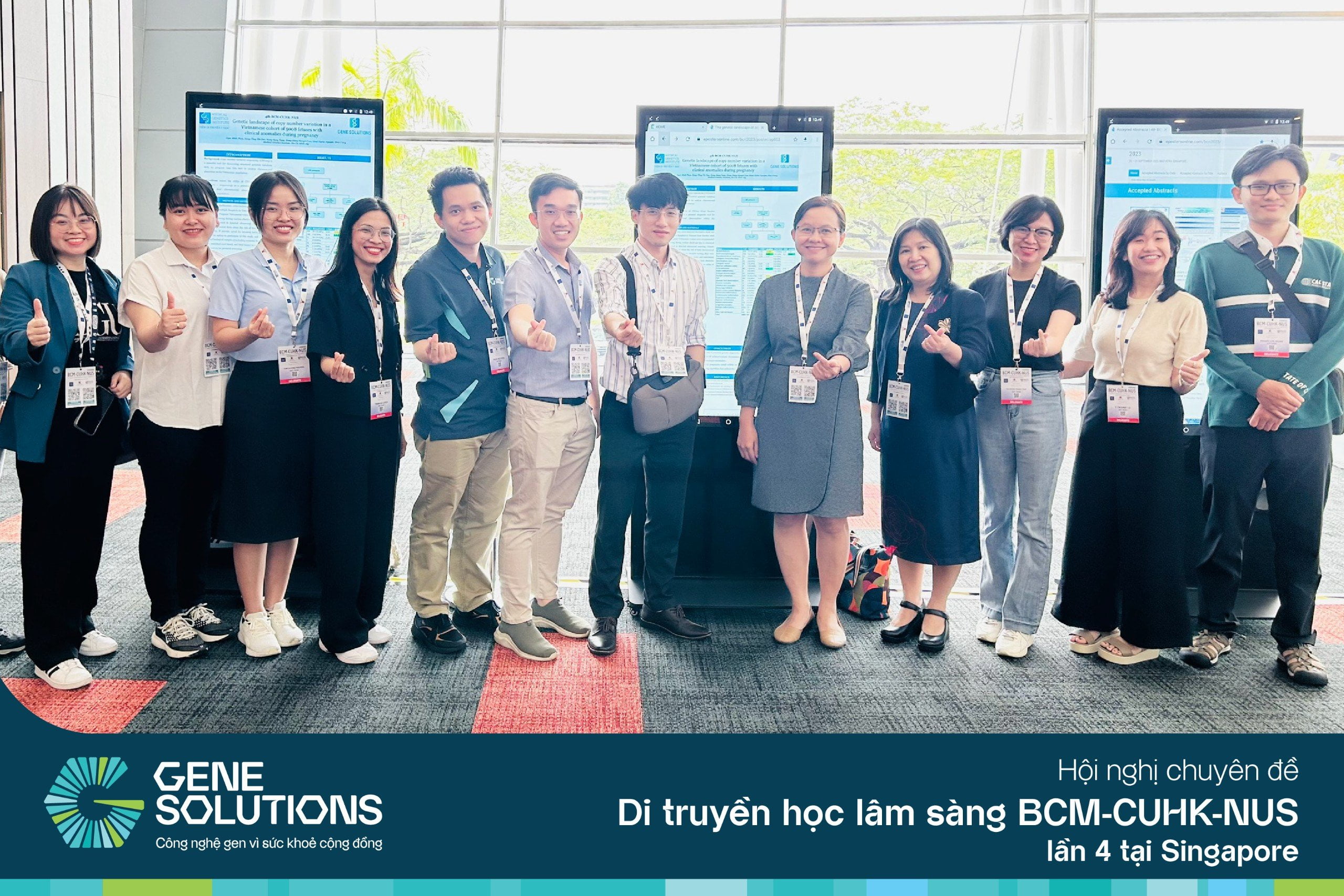 Gene Solutions tham dự & báo cáo tại Hội nghị Di truyền học lâm sàng BCM-CUHK-NUS lần thứ 4 tại Singapore 1