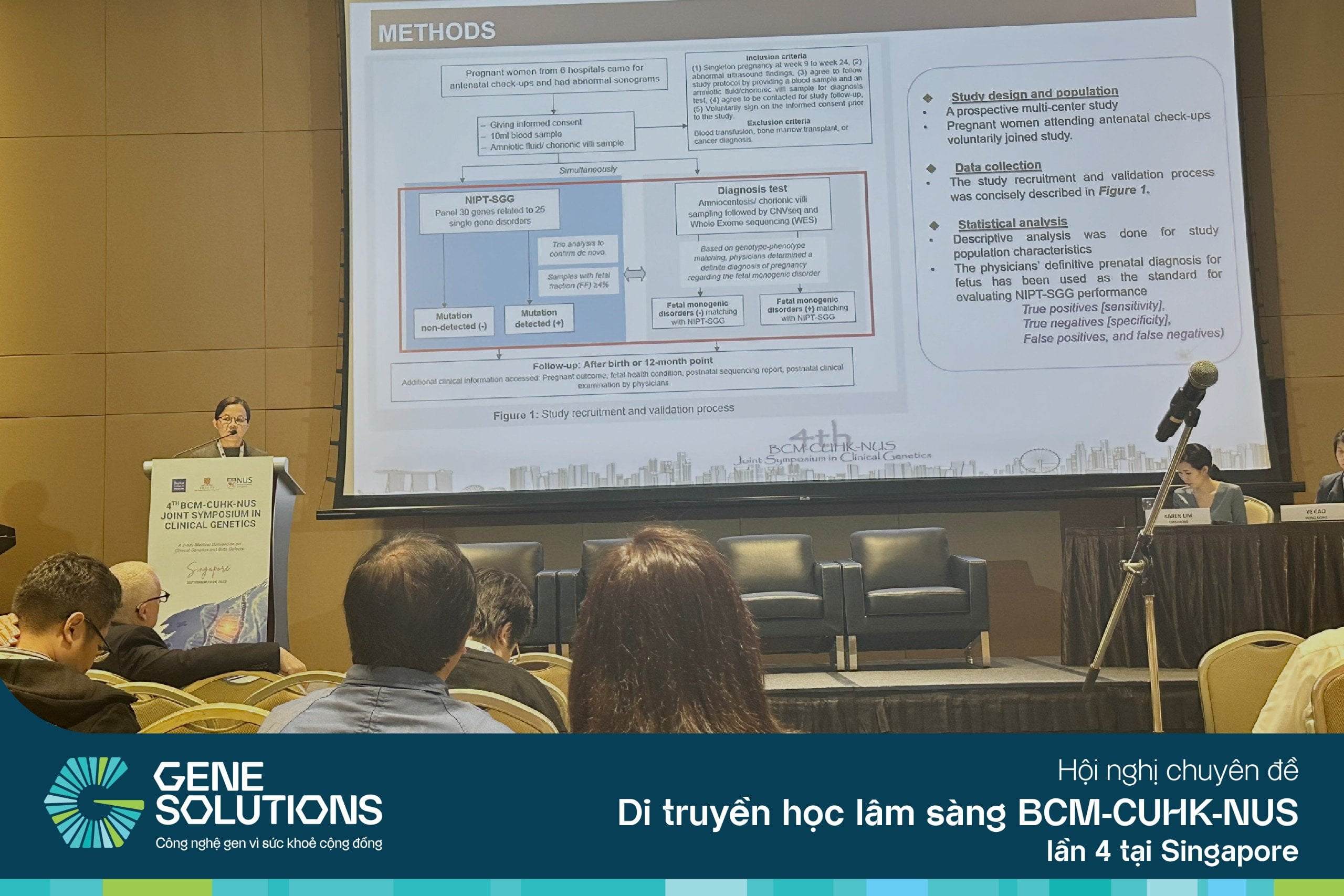 Gene Solutions tham dự & báo cáo tại Hội nghị Di truyền học lâm sàng BCM-CUHK-NUS lần thứ 4 tại Singapore 13