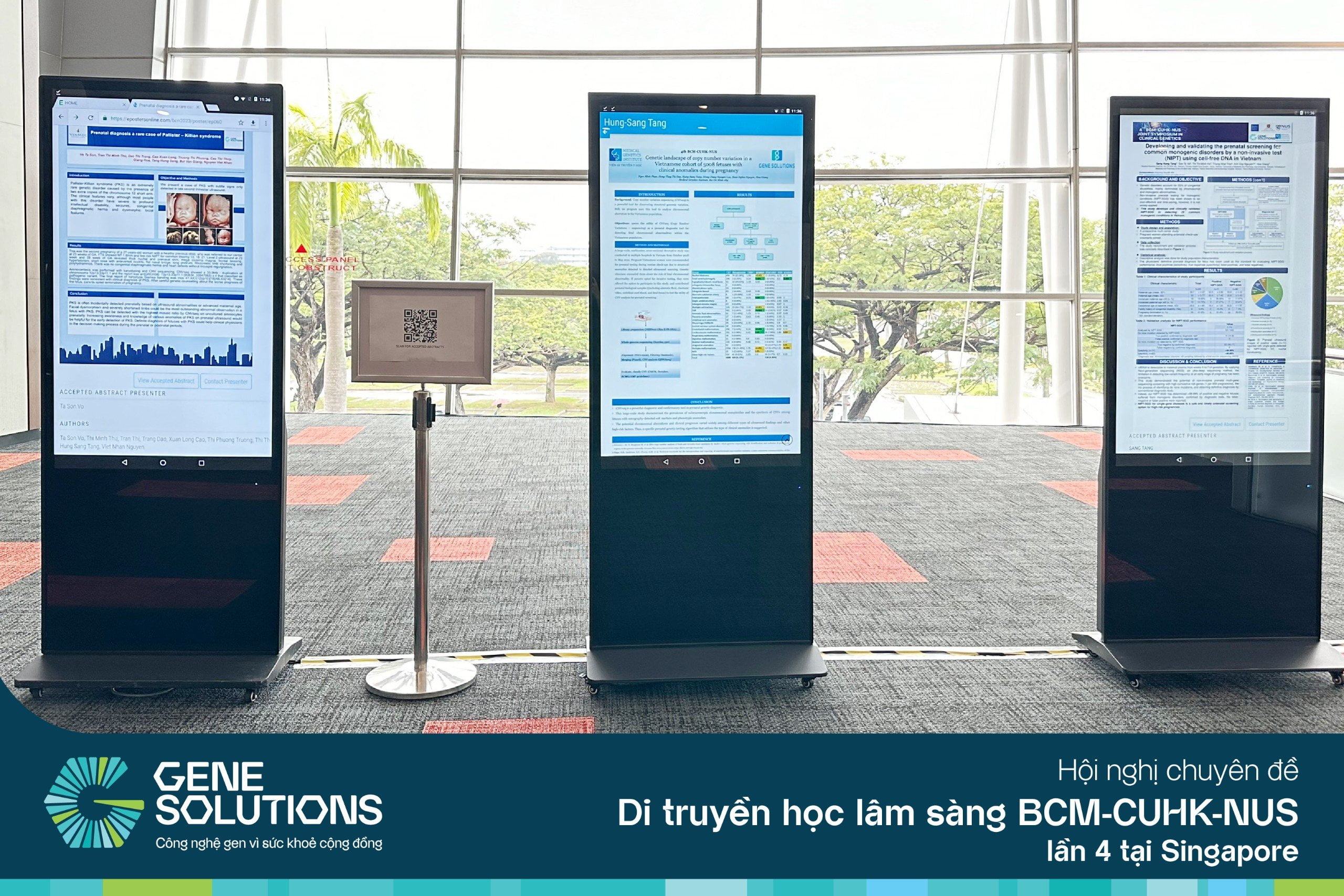 Gene Solutions tham dự & báo cáo tại Hội nghị Di truyền học lâm sàng BCM-CUHK-NUS lần thứ 4 tại Singapore 5