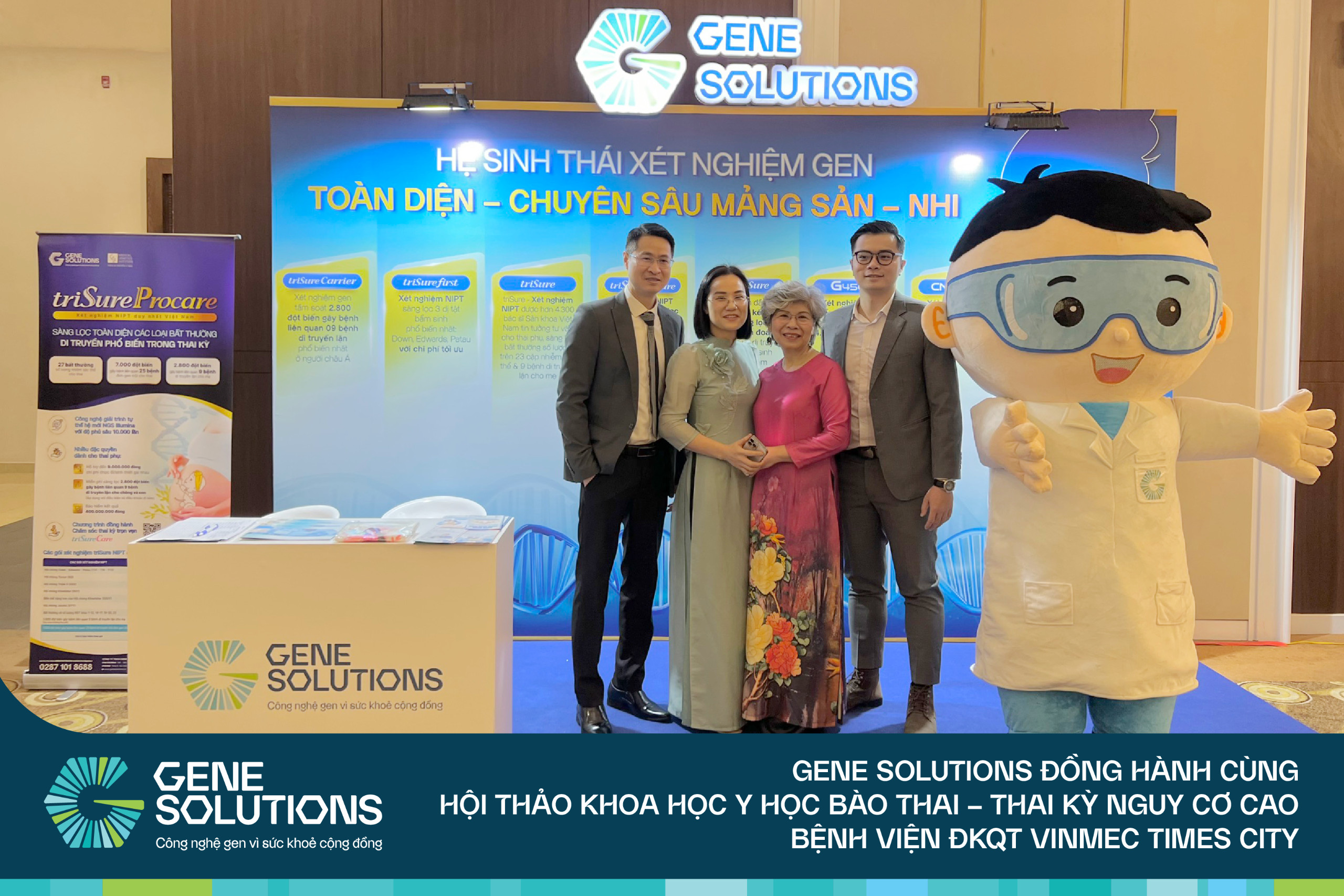 Gene Solutions đồng hành cùng Hội thảo khoa học Y học bào thai - Thai kỳ nguy cơ cao của Bệnh viện ĐKQT Vinmec 15