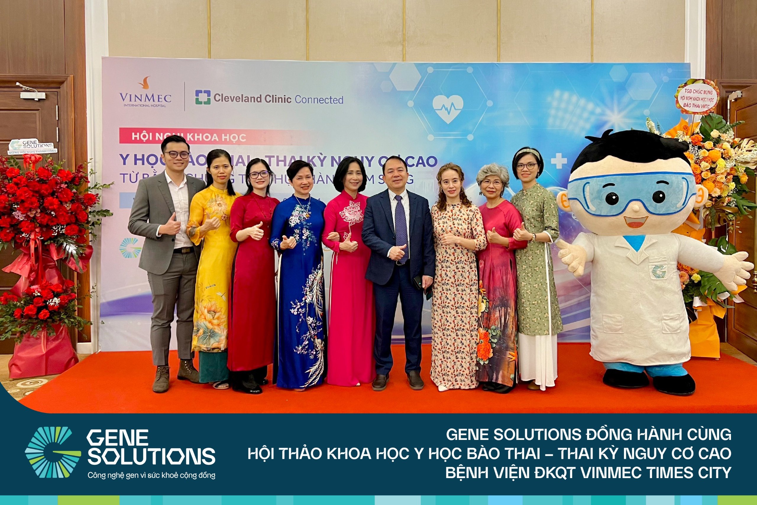 Gene Solutions đồng hành cùng Hội thảo khoa học Y học bào thai - Thai kỳ nguy cơ cao của Bệnh viện ĐKQT Vinmec 11