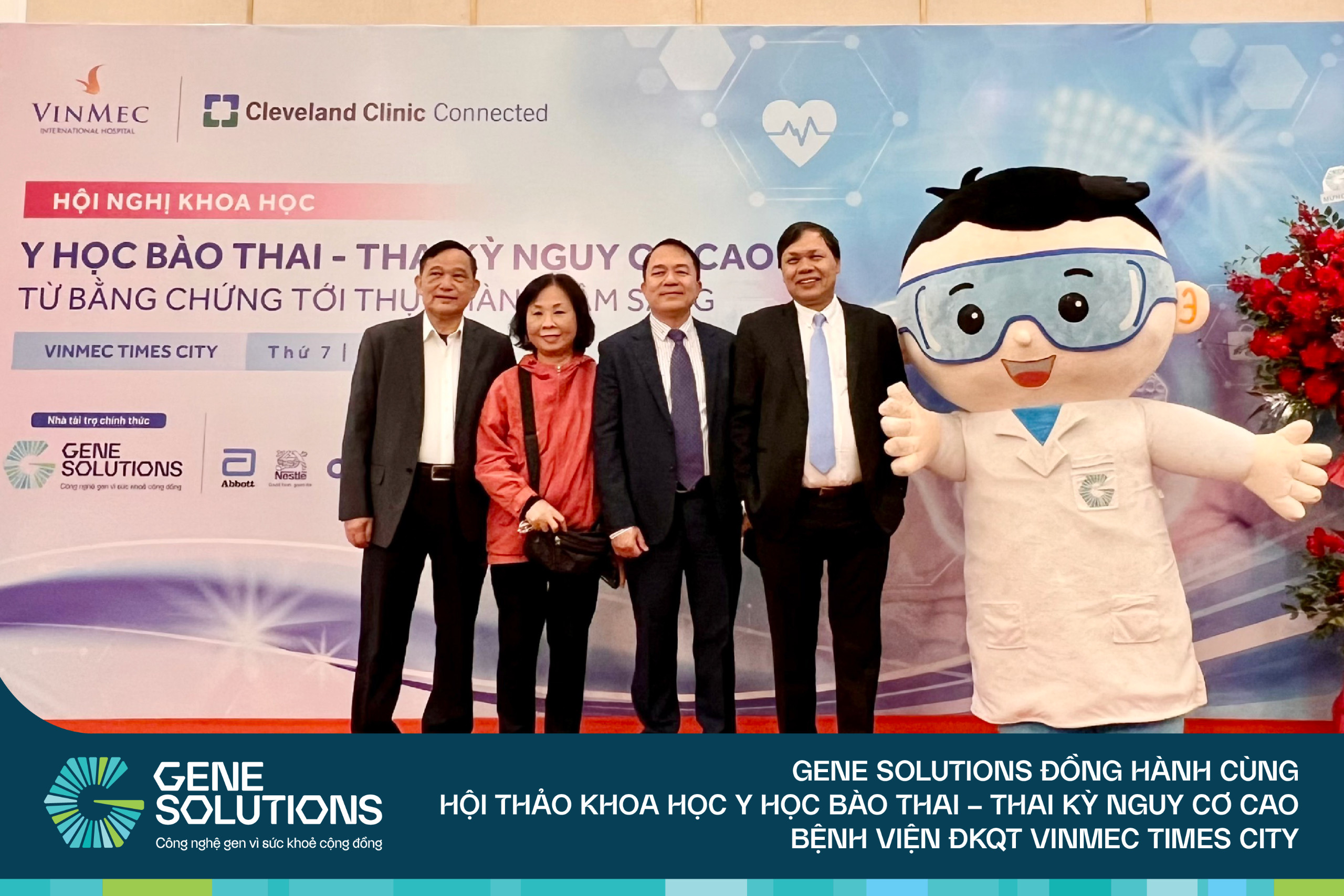 Gene Solutions đồng hành cùng Hội thảo khoa học Y học bào thai - Thai kỳ nguy cơ cao của Bệnh viện ĐKQT Vinmec 13