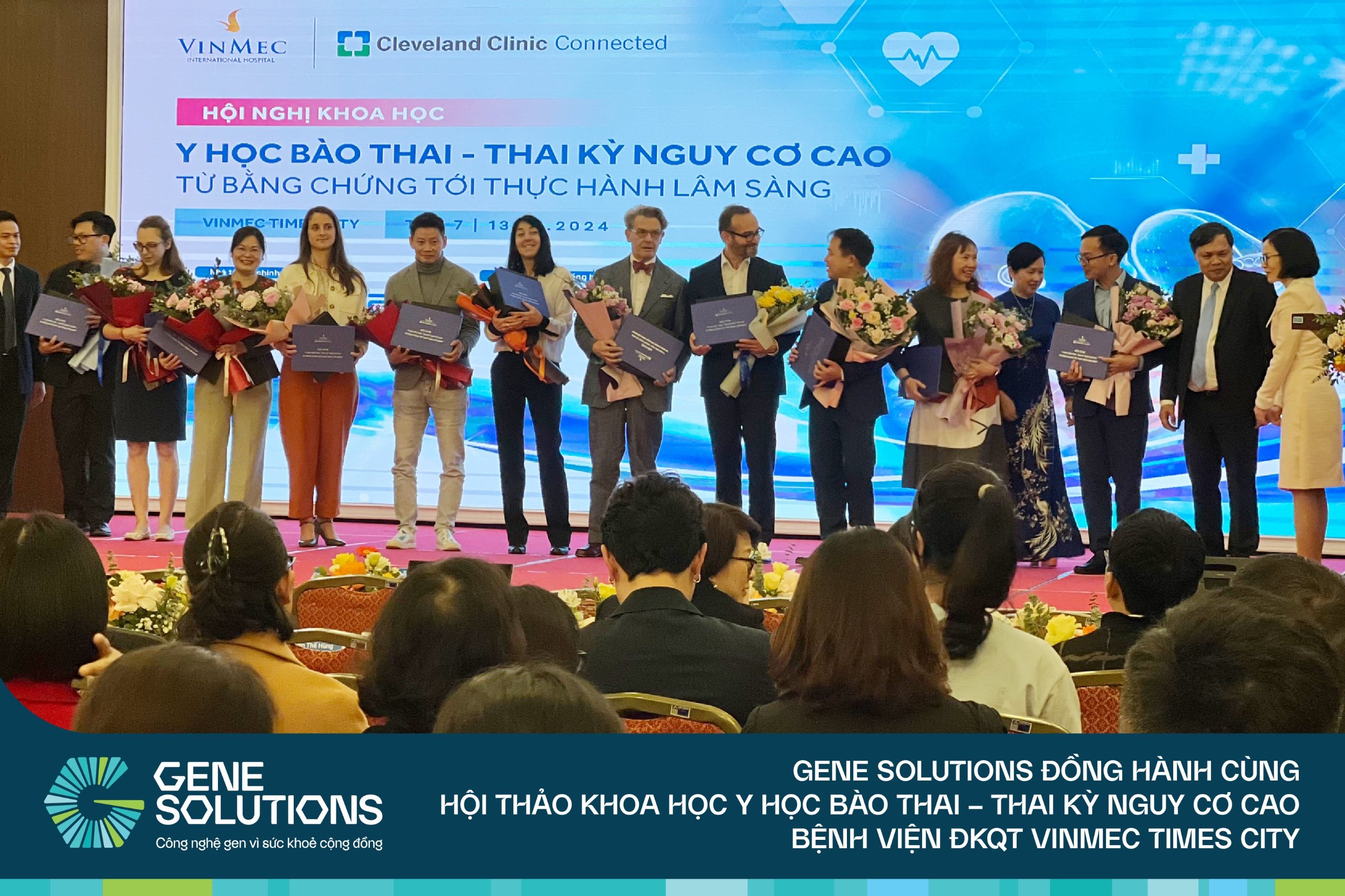 Gene Solutions đồng hành cùng Hội thảo khoa học Y học bào thai - Thai kỳ nguy cơ cao của Bệnh viện ĐKQT Vinmec 9