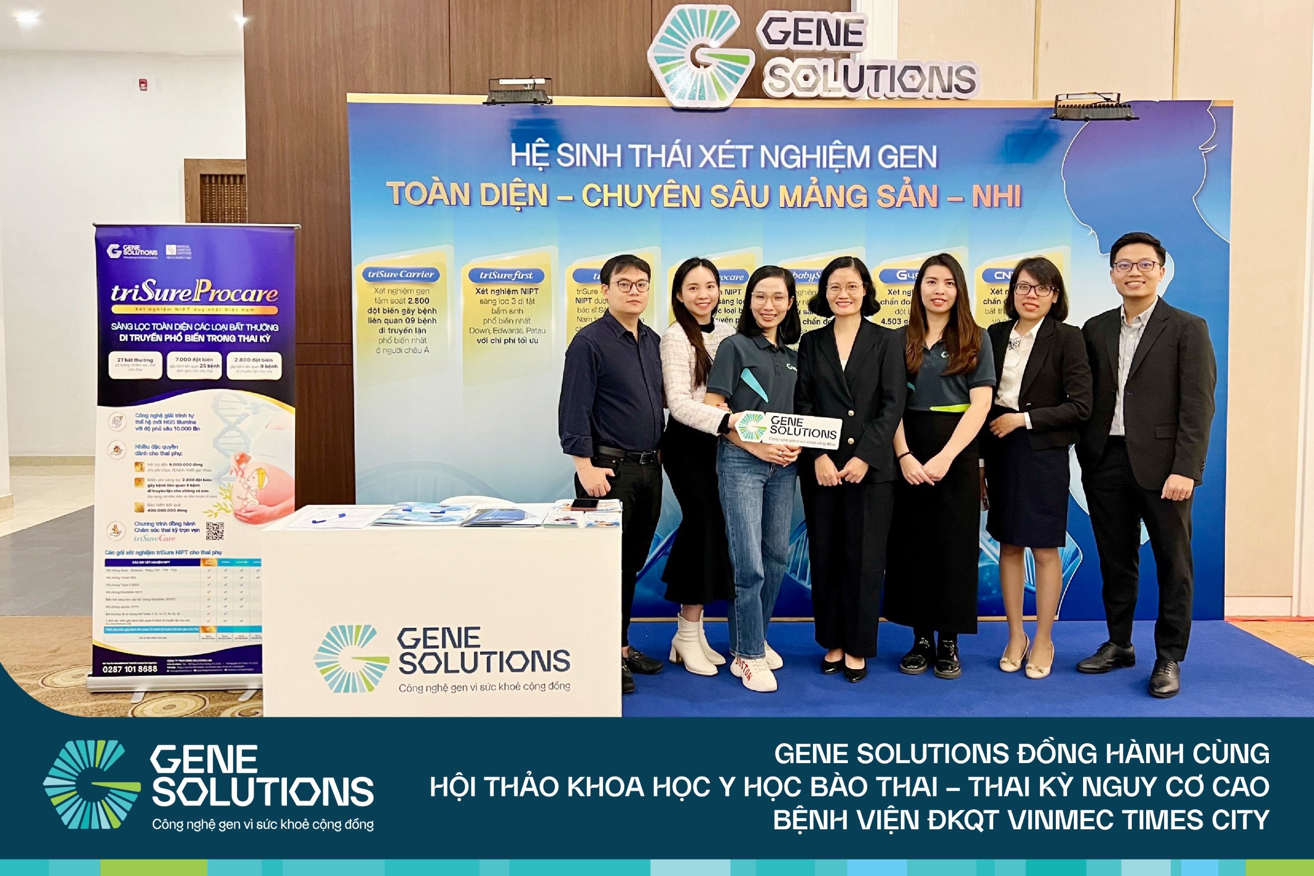 Gene Solutions đồng hành cùng Hội thảo khoa học Y học bào thai - Thai kỳ nguy cơ cao của Bệnh viện ĐKQT Vinmec 1