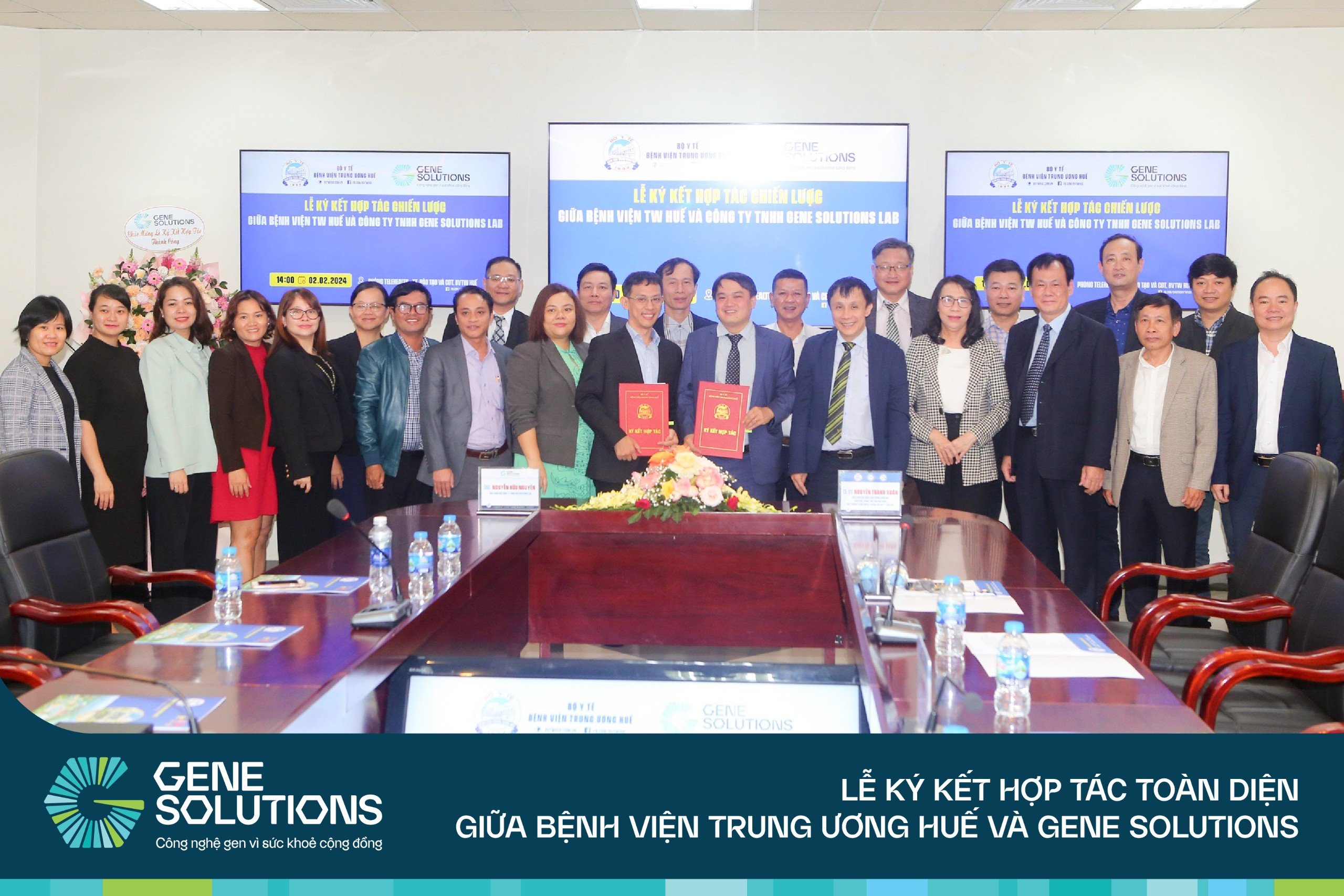 Bệnh viện Trung Ương Huế và Gene Solutions ký kết thỏa thuận hợp tác toàn diện 1