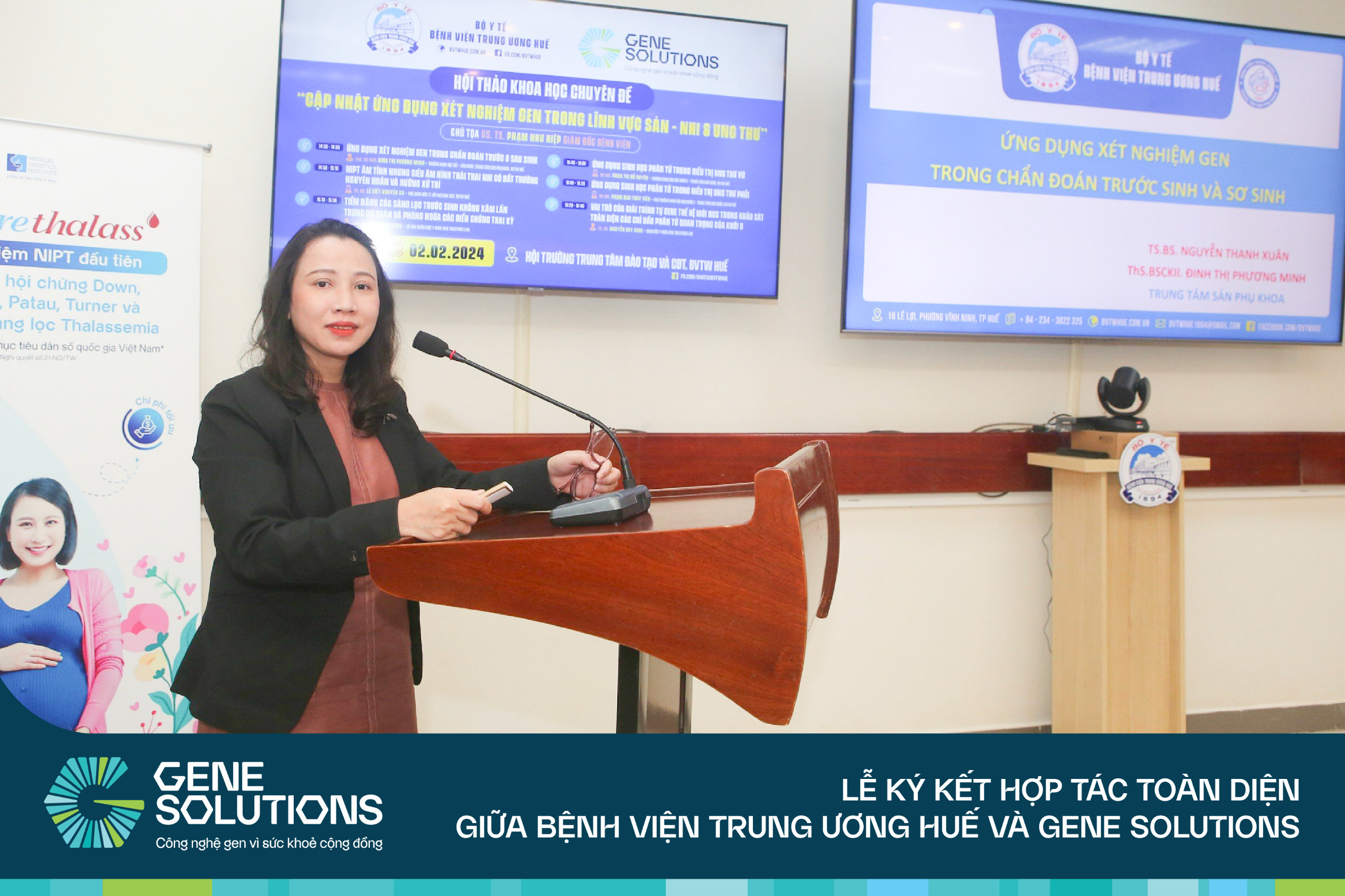 Bệnh viện Trung Ương Huế và Gene Solutions ký kết thỏa thuận hợp tác toàn diện 5