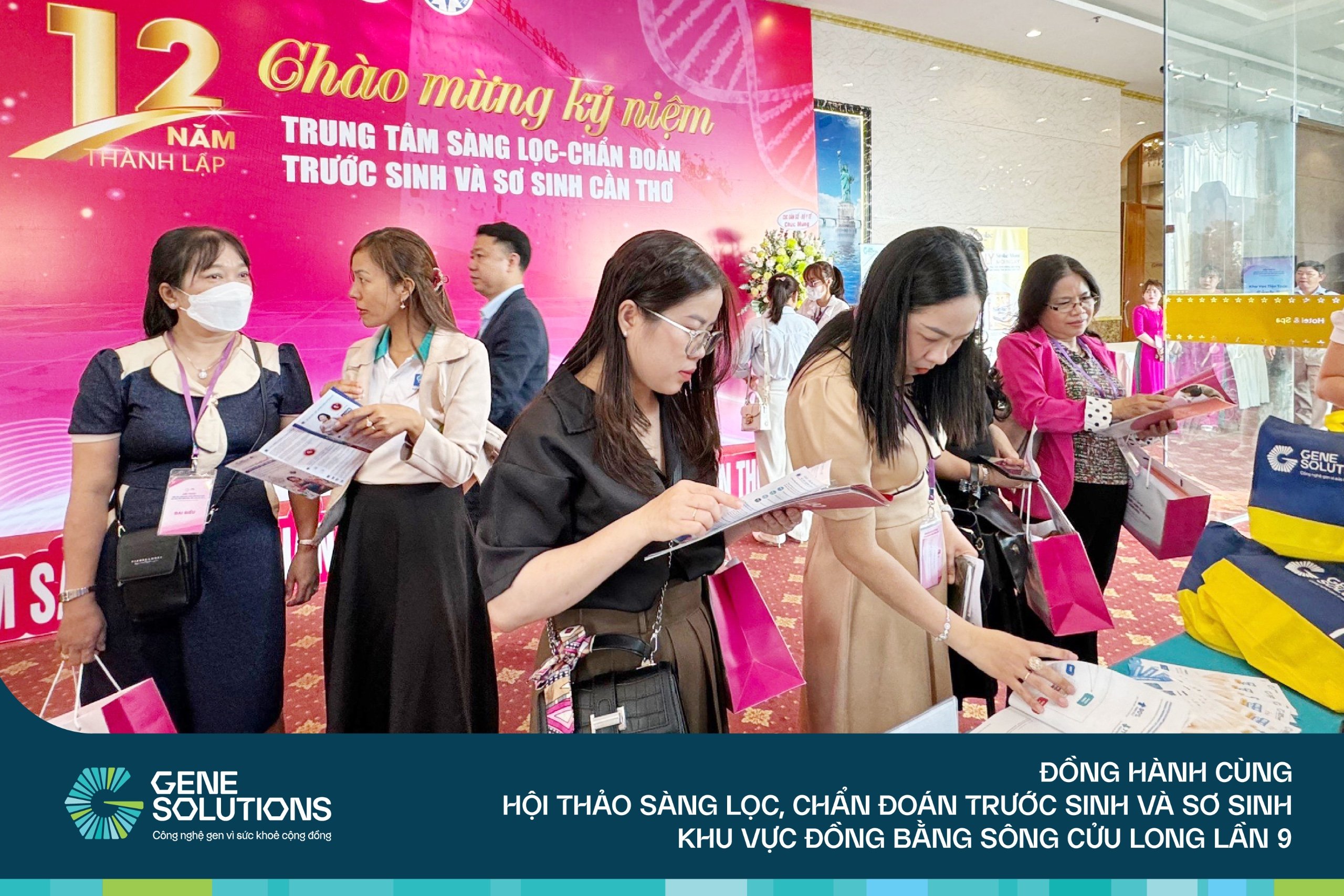 Gene Solutions đồng hành cùng Hội thảo Sàng lọc, Chẩn đoán trước sinh và sơ sinh khu vực ĐBSCL lần 9 13