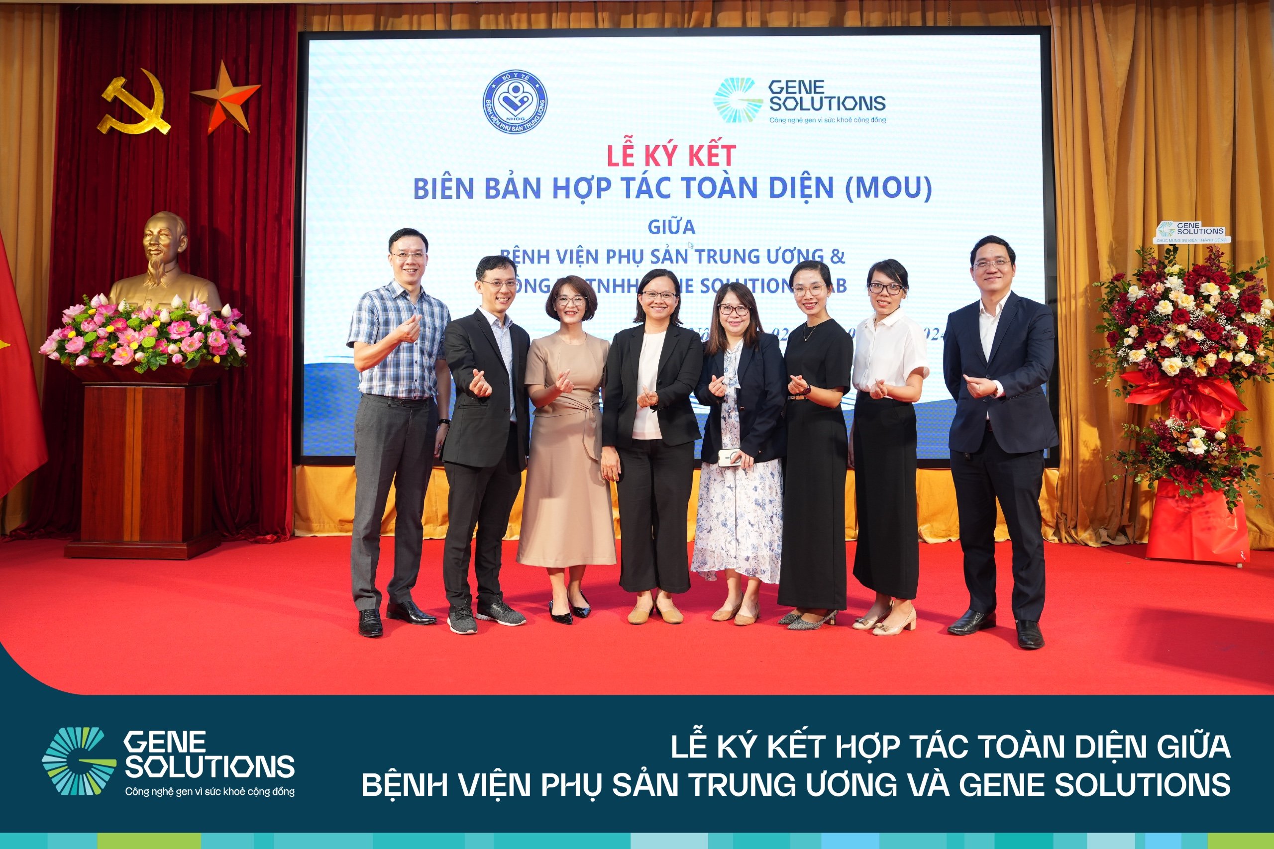 Bệnh viện Phụ Sản Trung Ương và Gene Solutions ký kết hợp tác toàn diện đánh dấu bước tiên quan trong trong sàng lọc di truyền trước sinh 9