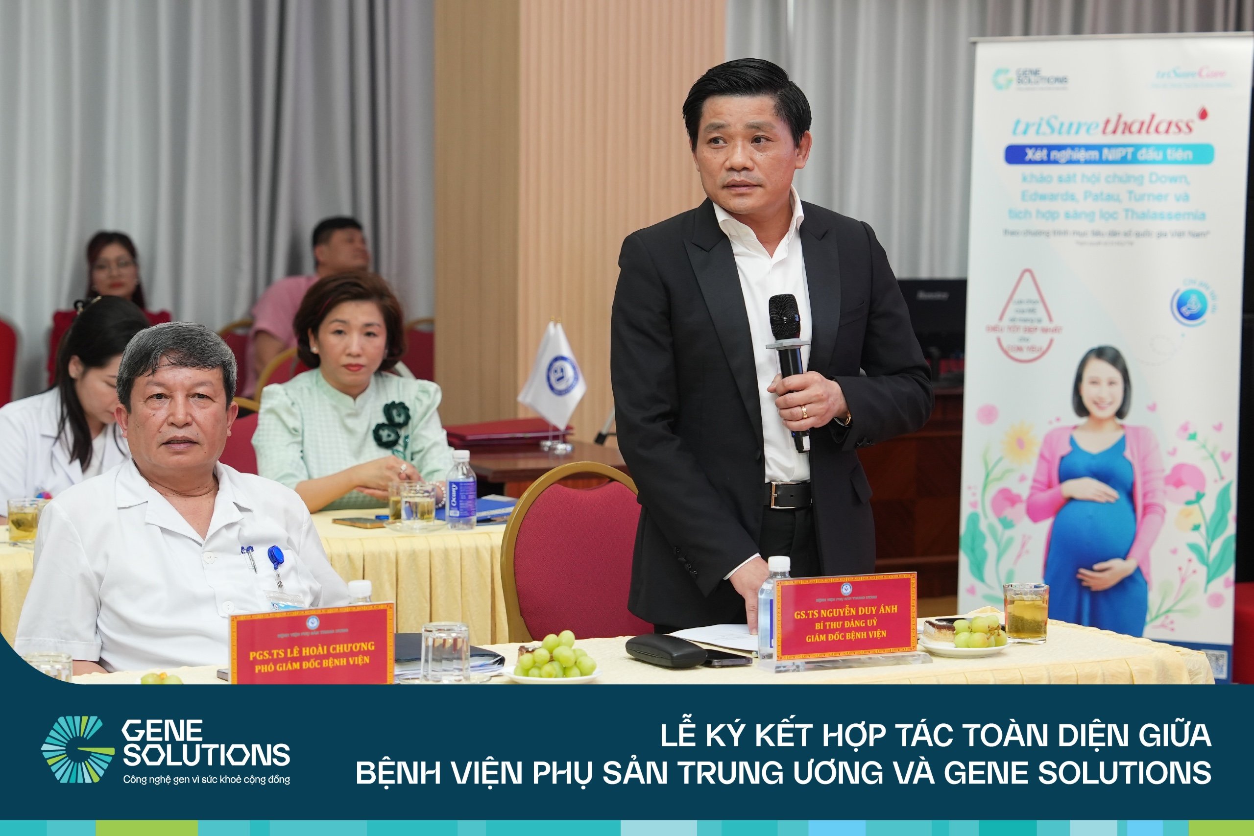 Bệnh viện Phụ Sản Trung Ương và Gene Solutions ký kết hợp tác toàn diện đánh dấu bước tiên quan trong trong sàng lọc di truyền trước sinh 3