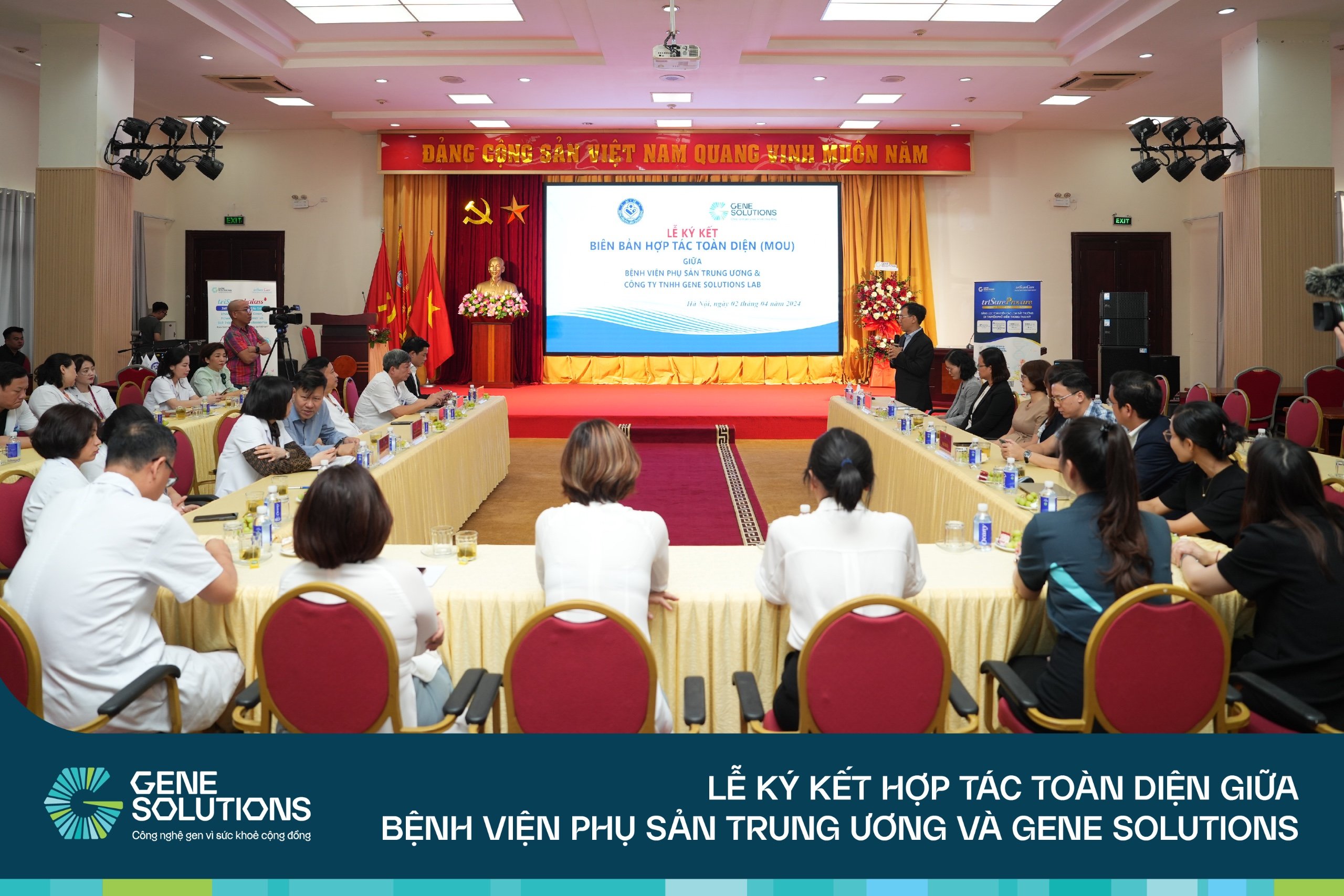 Bệnh viện Phụ Sản Trung Ương và Gene Solutions ký kết hợp tác toàn diện đánh dấu bước tiên quan trong trong sàng lọc di truyền trước sinh 7