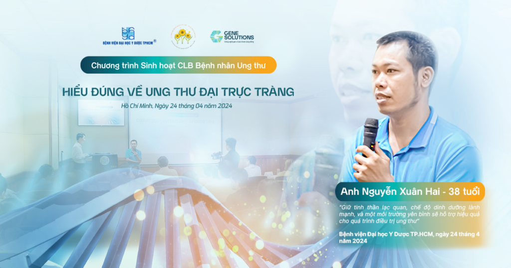 CLB bệnh nhân ung thư: Câu chuyện chiến đấu với ung thư đại tràng của anh Nguyễn Xuân Hai 1