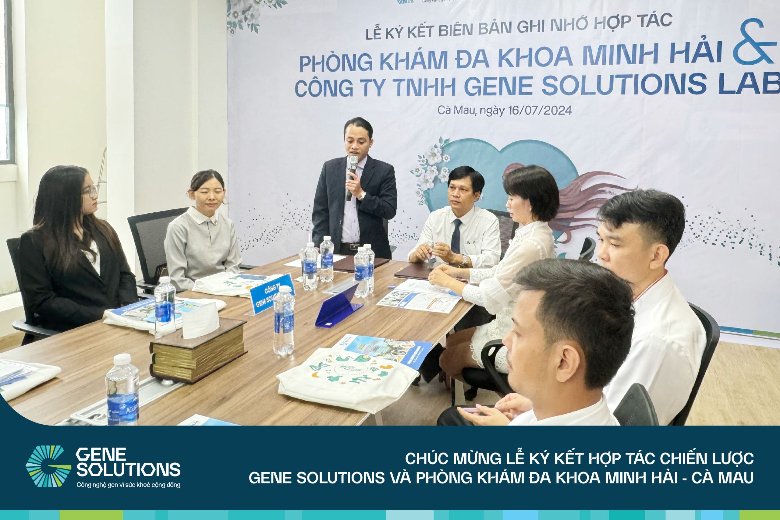 Gene Solutions ký thỏa thuận hợp tác chiến lược với Phòng khám Đa khoa Minh Hải 3