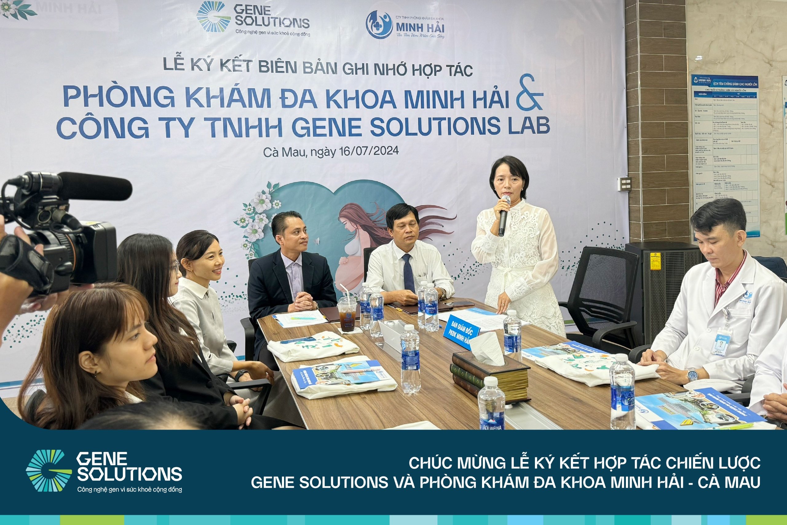 Gene Solutions ký thỏa thuận hợp tác chiến lược với Phòng khám Đa khoa Minh Hải 5