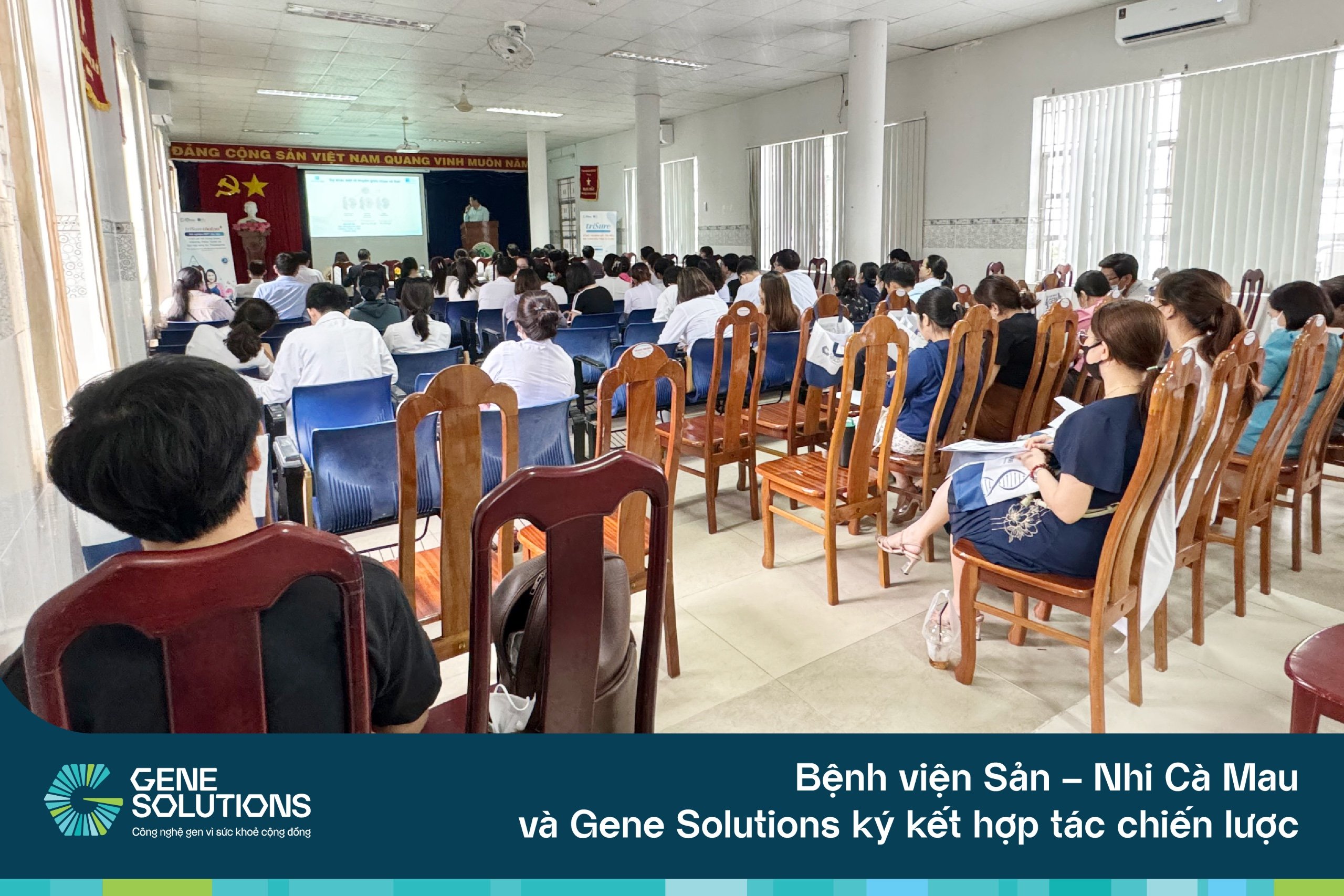 Bệnh viện Sản – Nhi Cà Mau và Gene Solutions ký kết hợp tác nhằm nâng cao chất lượng dịch vụ chăm sóc sức khỏe mẹ và bé 9