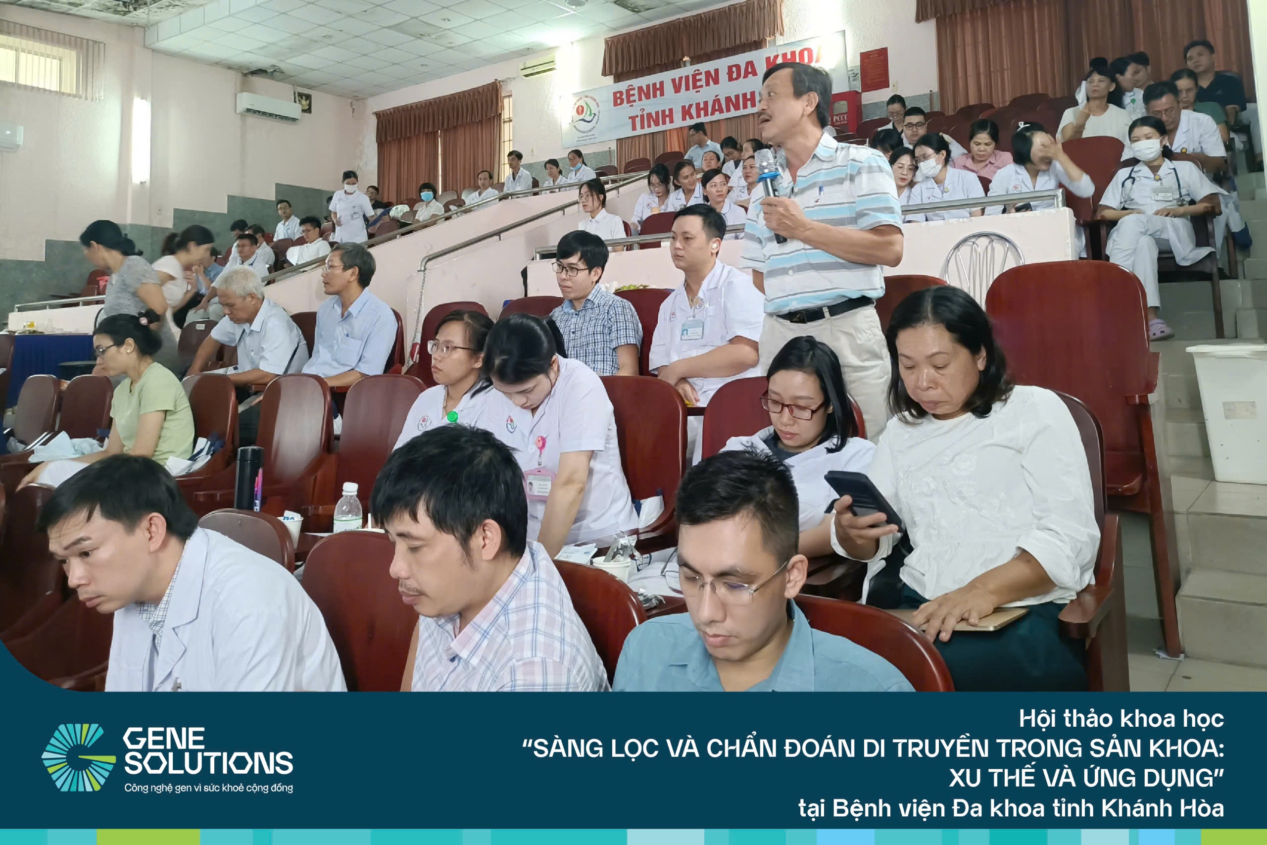 Tổ chức hội thảo khoa học “Sàng lọc và chẩn đoán di truyền trong Sản khoa: Xu thế và ứng dụng” tại Bệnh viện Đa khoa tỉnh Khánh Hòa 9