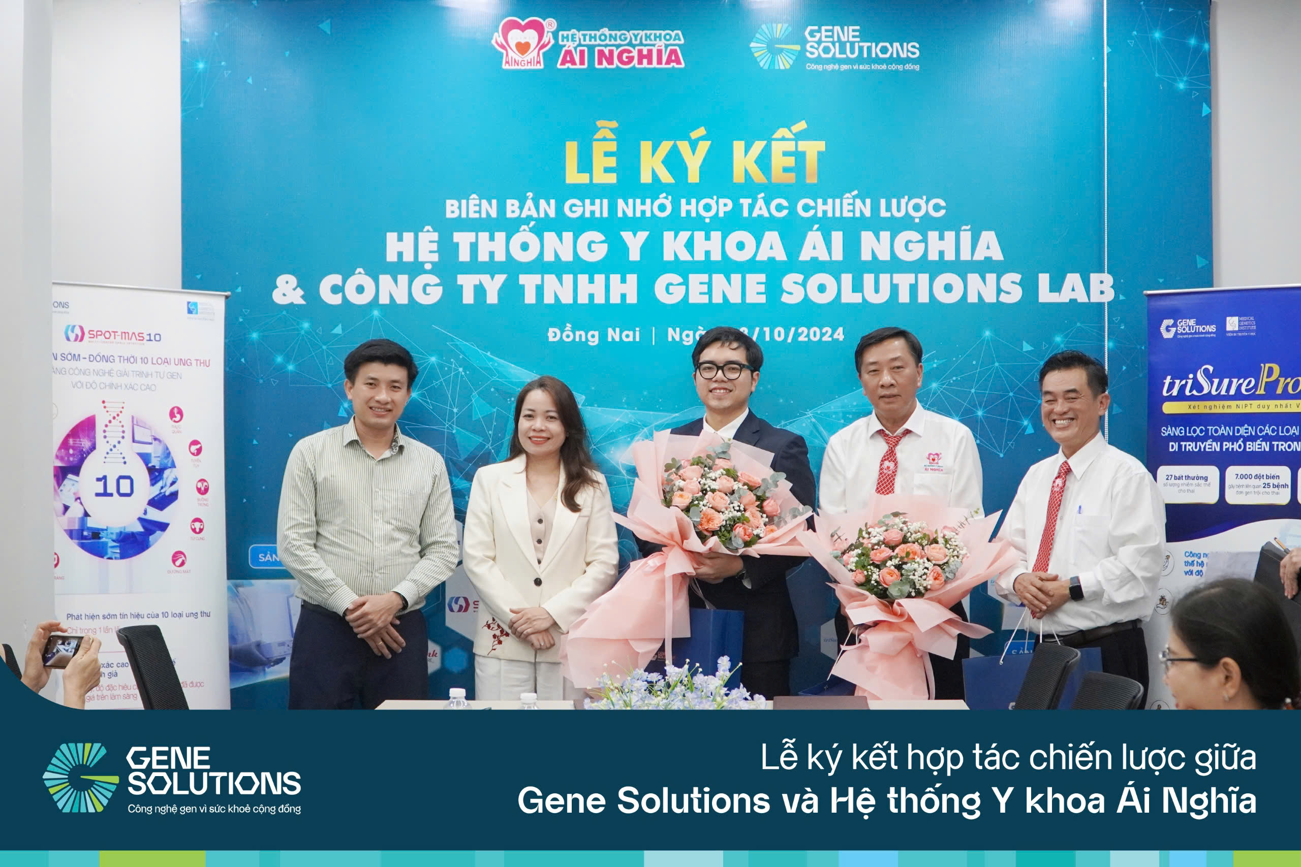 Gene Solutions và Hệ thống Y khoa Ái Nghĩa tổ chức lễ ký kết hợp tác chiến lược 5