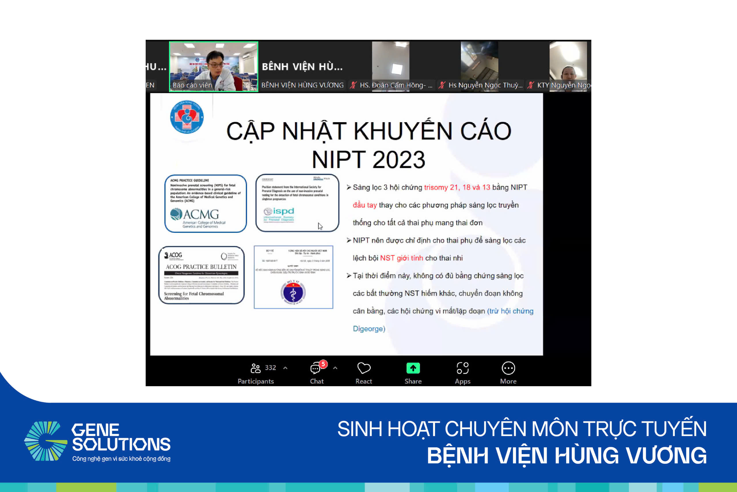 Gần 350 bác sĩ và nhân viên y tế được cập nhật kiến thức mới về xét nghiệm NIPT 5