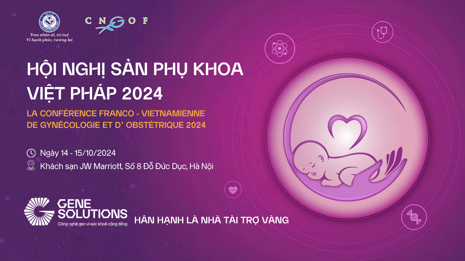 Gene Solutions đồng hành cùng Hội nghị Sản Phụ khoa Việt Pháp 2024 1