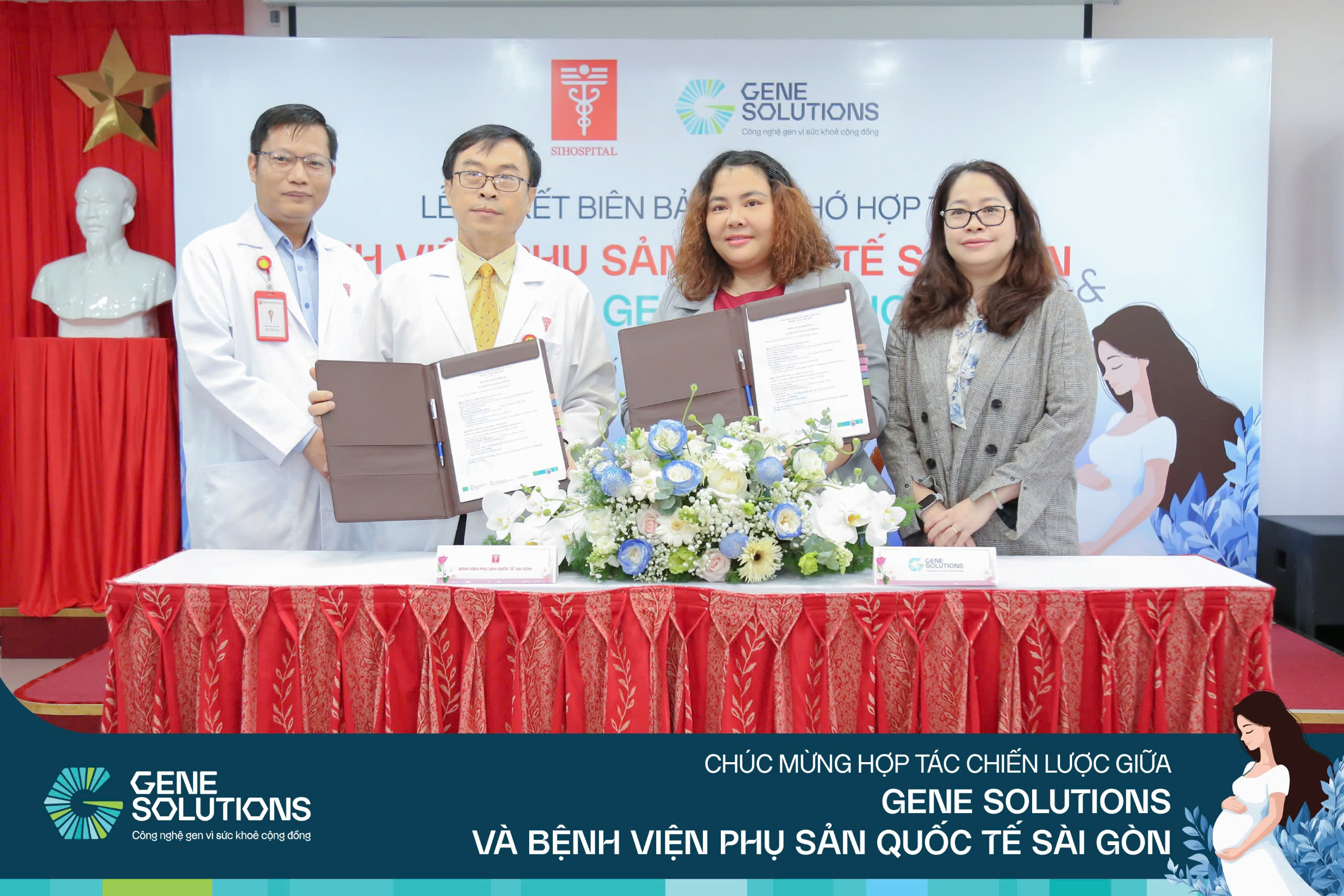 Bệnh viện Phụ sản Quốc tế Sài Gòn và Gene Solutions ký hết hợp tác chiến lược 5