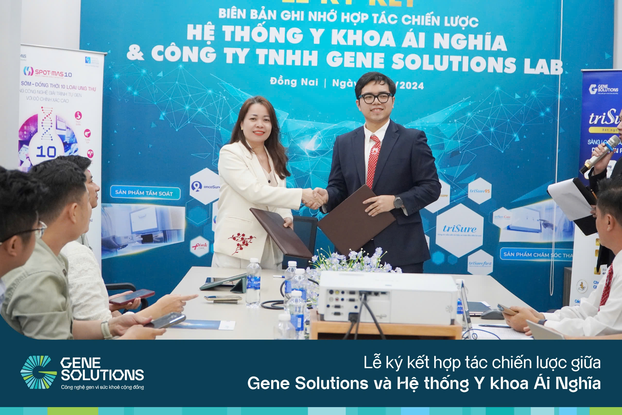 Gene Solutions và Hệ thống Y khoa Ái Nghĩa tổ chức lễ ký kết hợp tác chiến lược 1