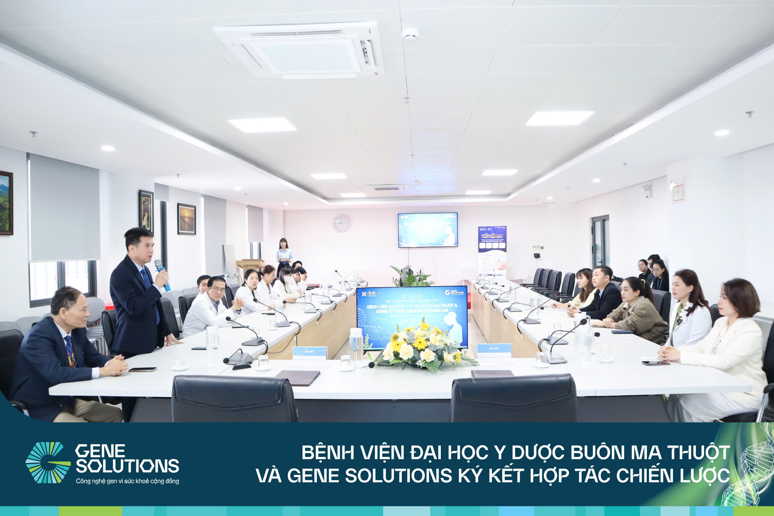 Bệnh viện Đại học Y Dược Buôn Ma Thuột và Gene Solutions hợp tác chiến lược 5