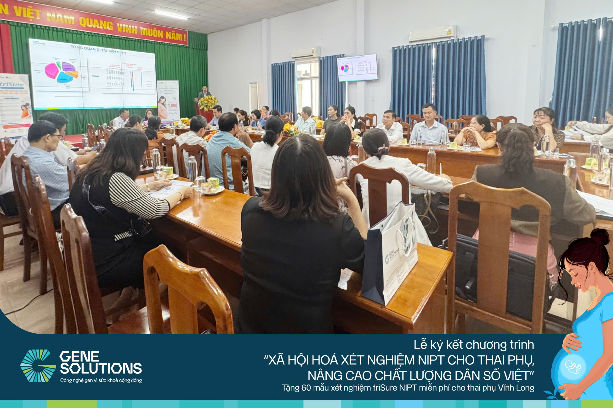 Trao tặng 60 mẫu xét nghiệm triSure NIPT miễn phí cho thai phụ tỉnh Vĩnh Long 9