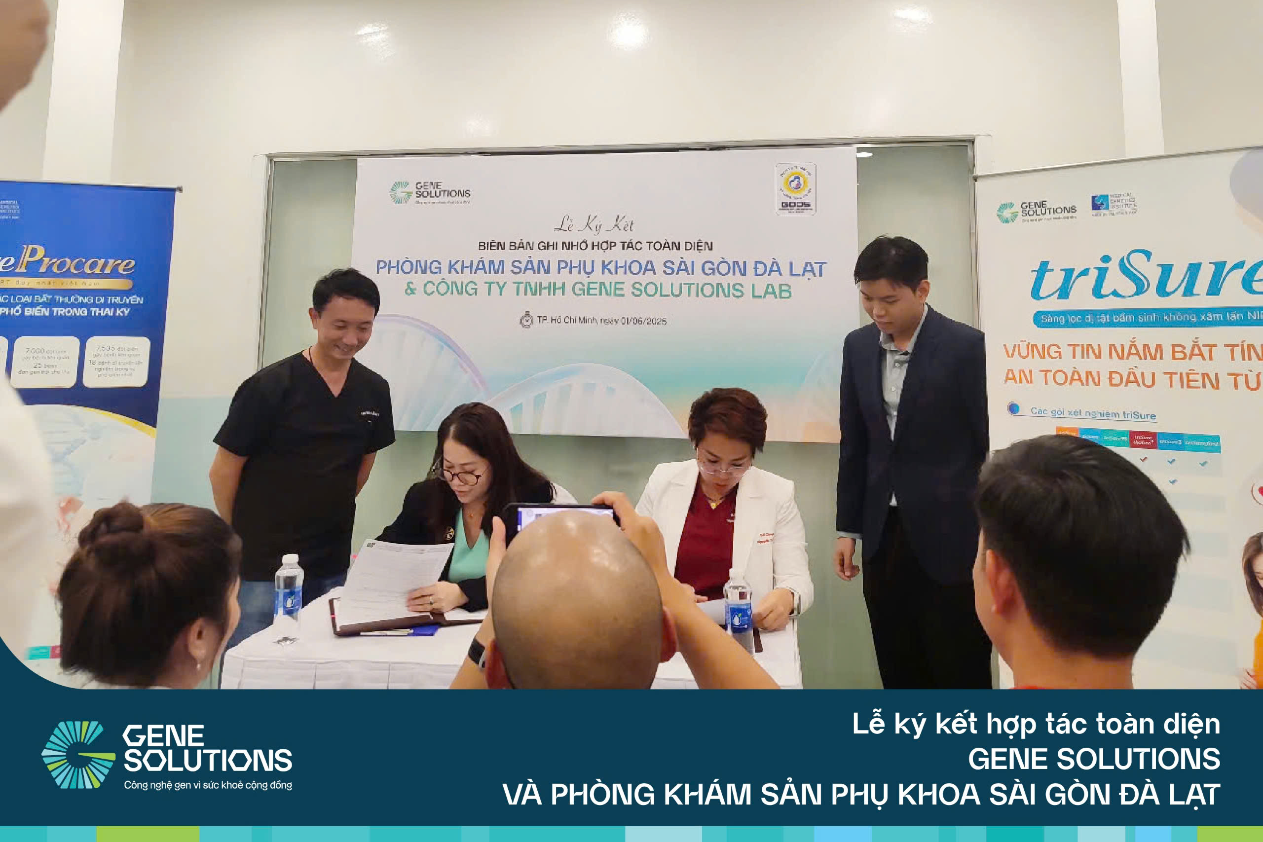 Gene Solutions ký kết hợp tác toàn diện với Hệ thống Phòng khám Sản Phụ khoa Sài Gòn Đà Lạt 1