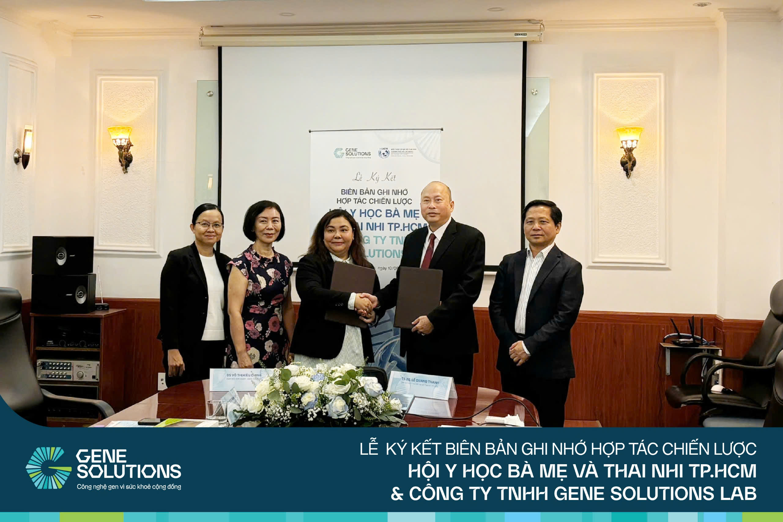 Gene Solutions ký kết hợp tác toàn diện với Hội Y học Bà mẹ và Thai nhi TP. HCM 1