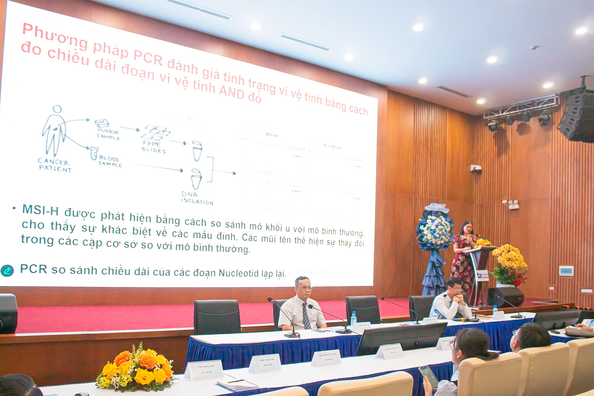 Tầm quan trọng của các chỉ dấu miễn dịch trong xét nghiệm toàn diện 5 PGS.TS.BS. Phạm Cẩm Phương chia sẻ thông tin về việc phân tích MSI thông qua phương pháp PCR và NGS