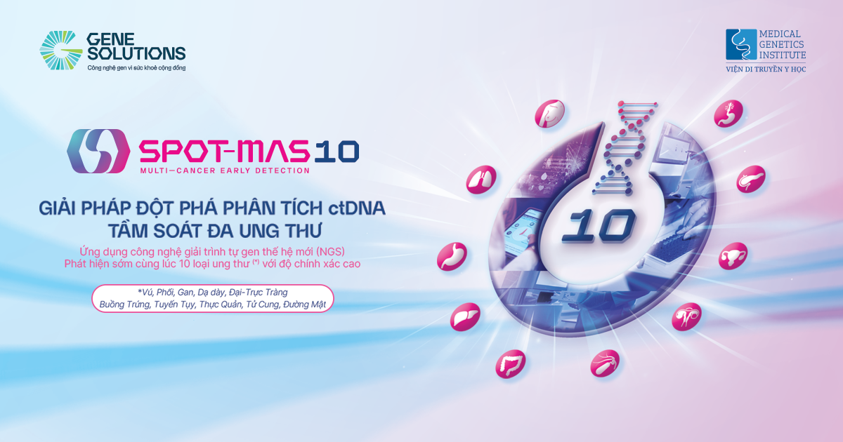 SPOT-MAS - Xét nghiệm tầm soát sớm ung thư thực quản và nhiều loại ung thư khác