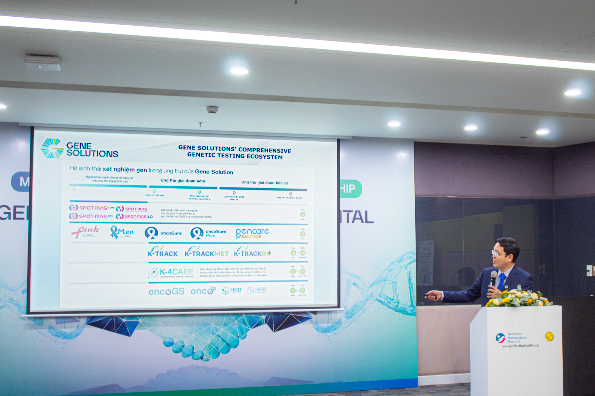Gene Solutions và Raffles Medical Group ký kết hợp tác chiến lược trong nghiên cứu thử nghiệm lâm sàng 7 Ông Trần Thế Phương - Giám đốc Kinh doanh, Gene Solutions chia sẻ về những điểm nổi bật trong chiến lược hợp tác giữa hai bên