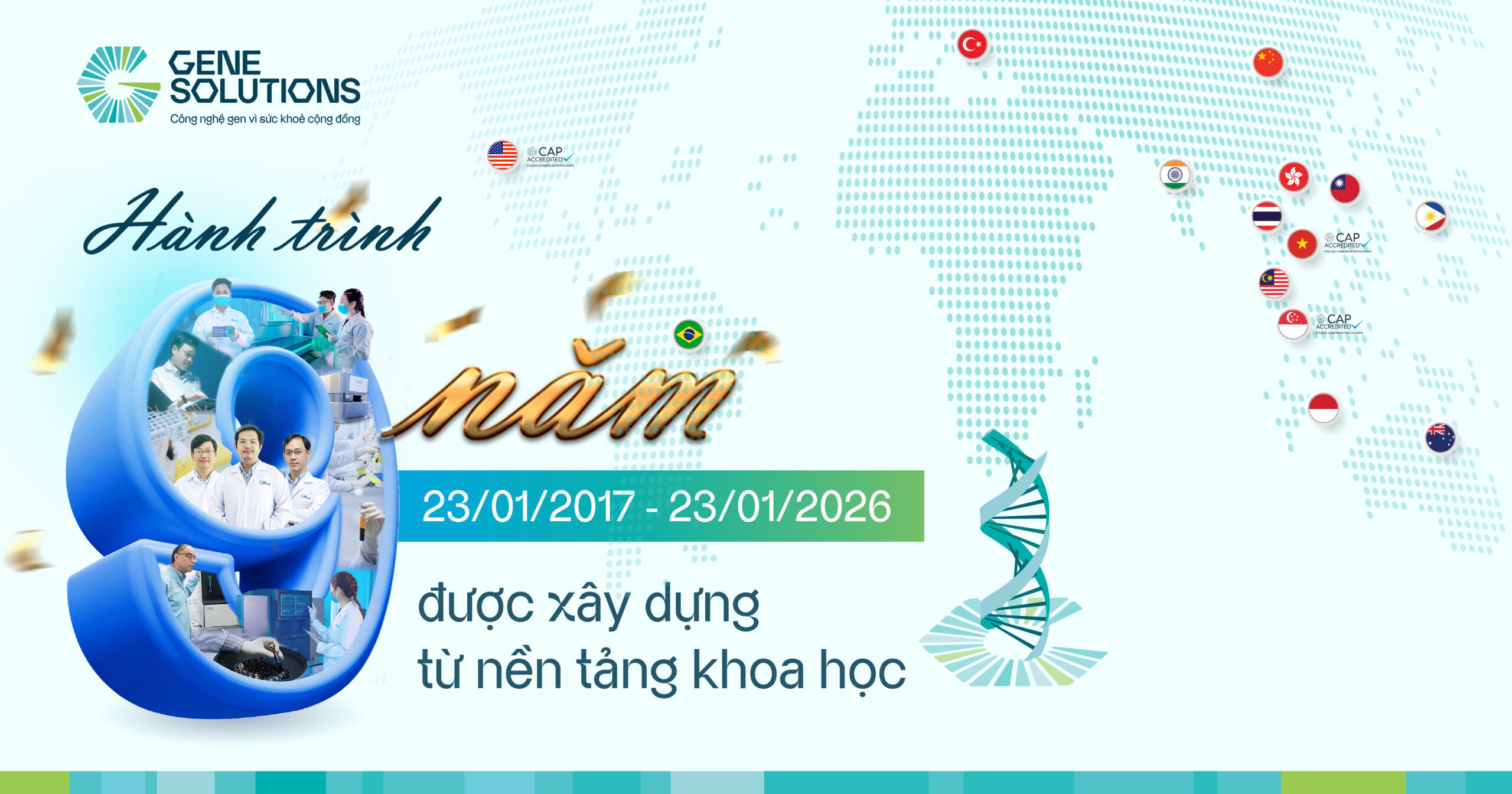 Gene Solutions – Hành trình 09 năm được xây dựng từ nền tảng khoa học 2 Gene Solutions – Hành trình 09 năm được xây dựng từ nền tảng khoa học 1