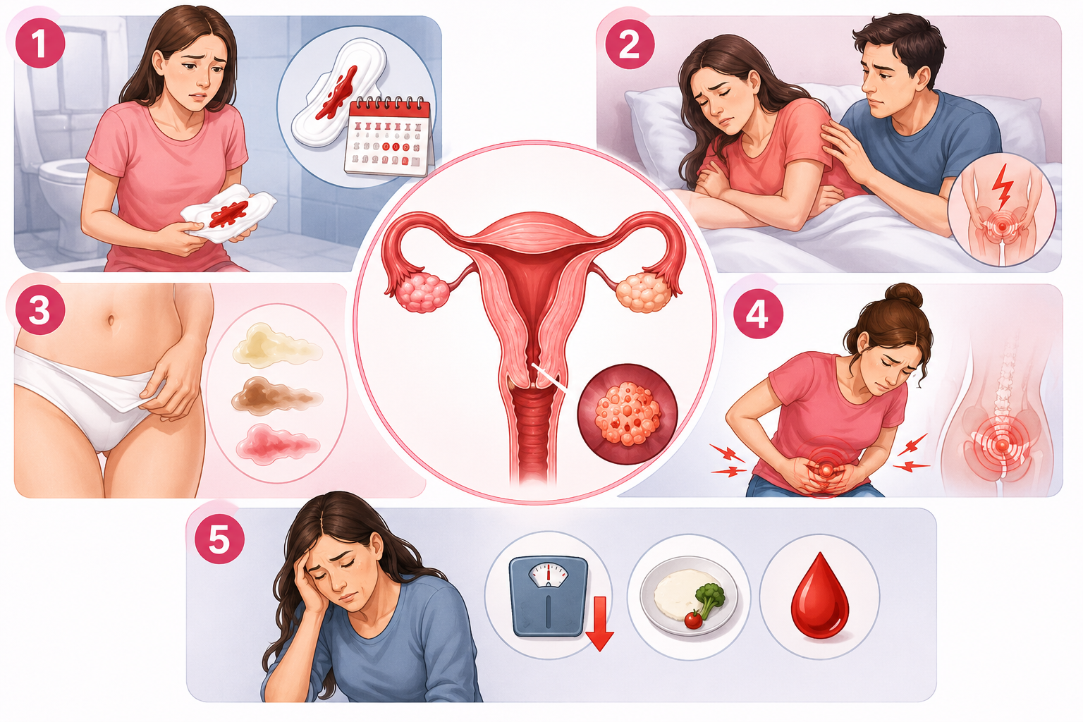 Dấu hiệu cảnh báo Ung thư cổ tử cung