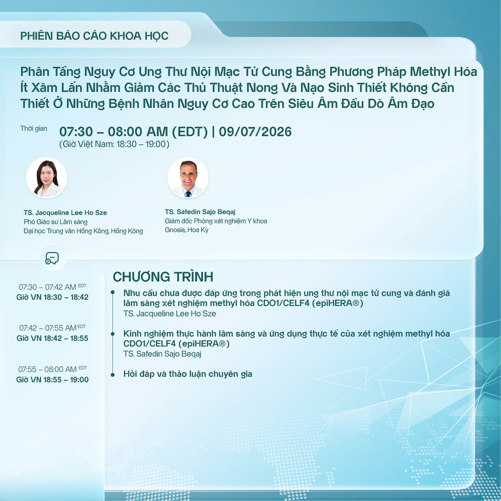 Gene Solutions là nhà tài trợ chính Hội nghị Quốc tế về Chẩn đoán và Điều trị Tiền sản lần thứ 30 (ISPD 2026) 5